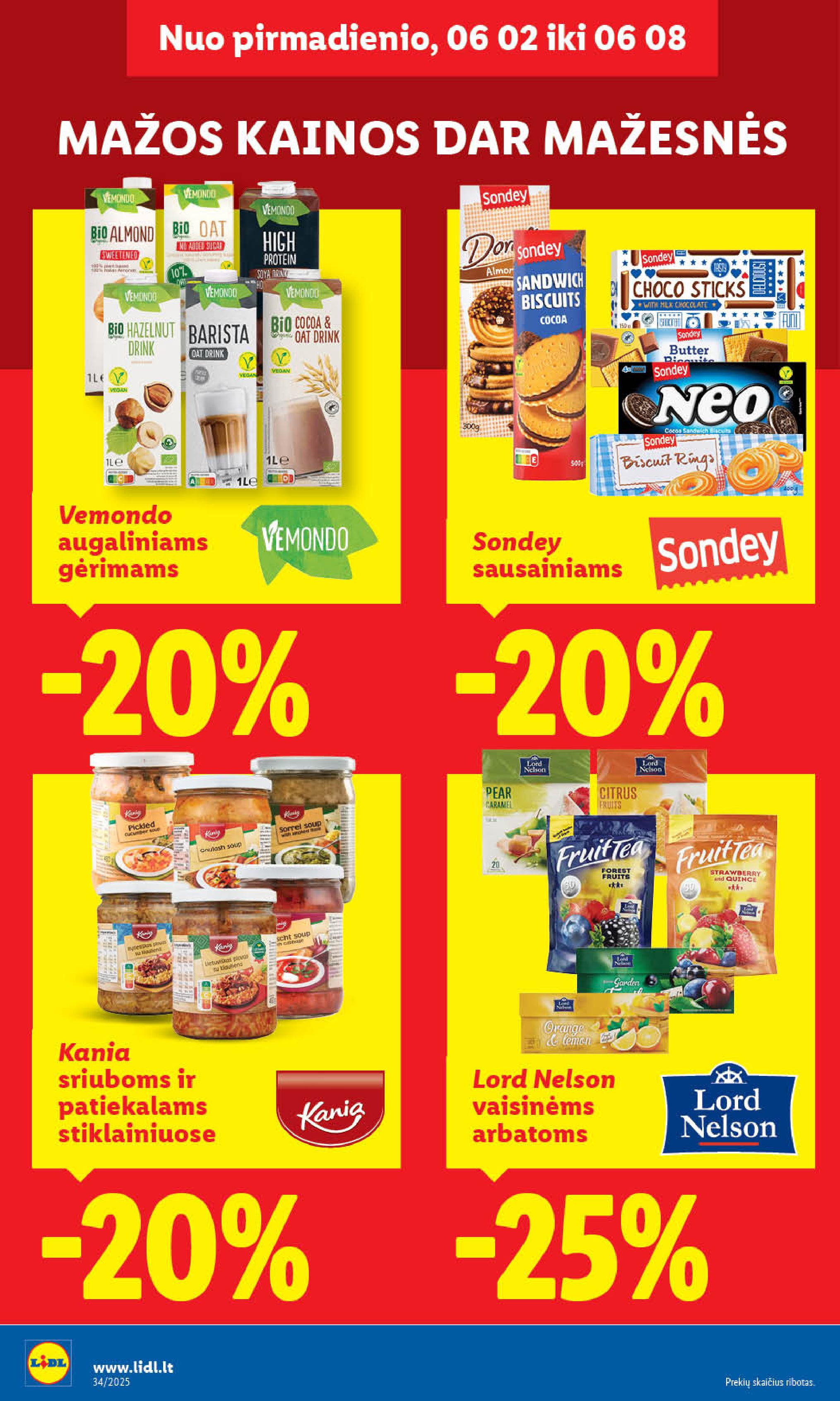 Naujausias LIDL kaininis katalogas 2025.08.18 - 2025.08.24