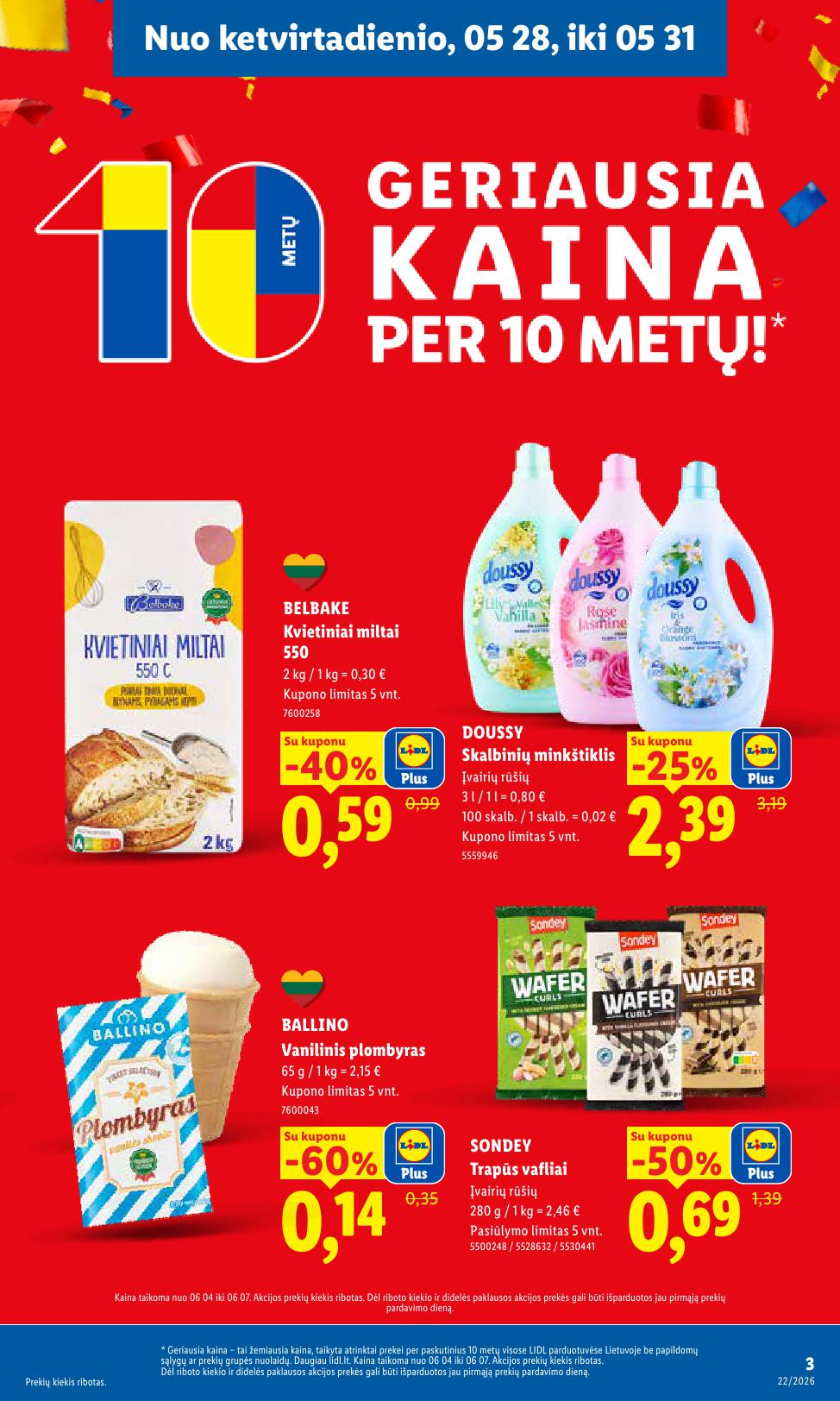 Naujausias LIDL kaininis katalogas 2026.05.25 - 2026.05.31