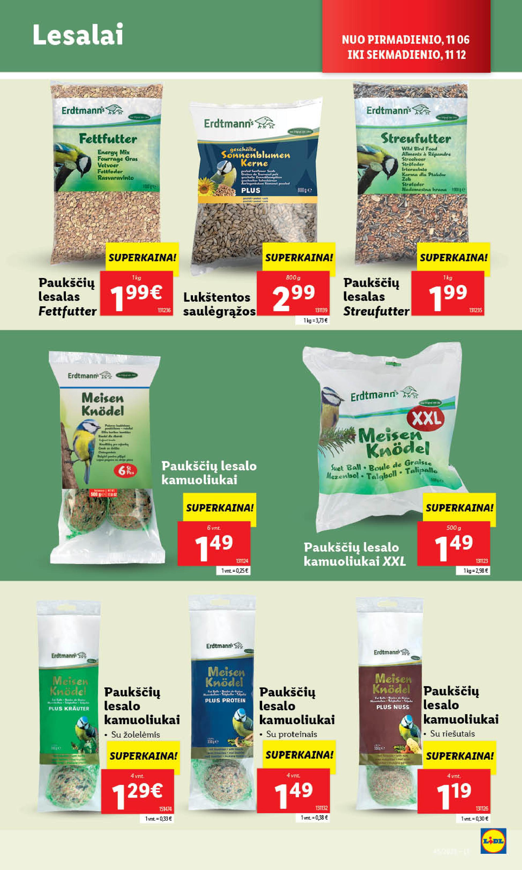 Naujausias LIDL kaininis katalogas 2023.11.06 - 2023.11.12