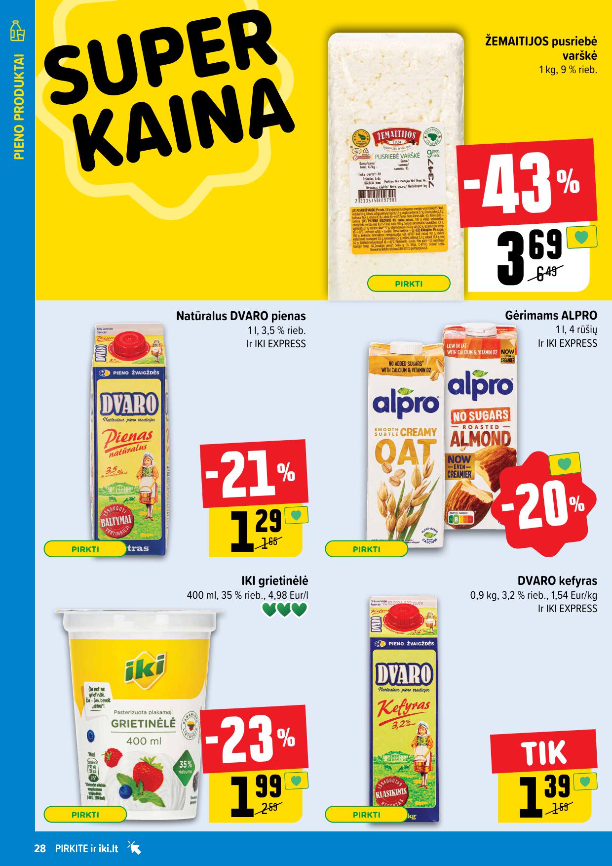 Naujausias IKI kaininis katalogas 2024.06.24 - 2024.06.30