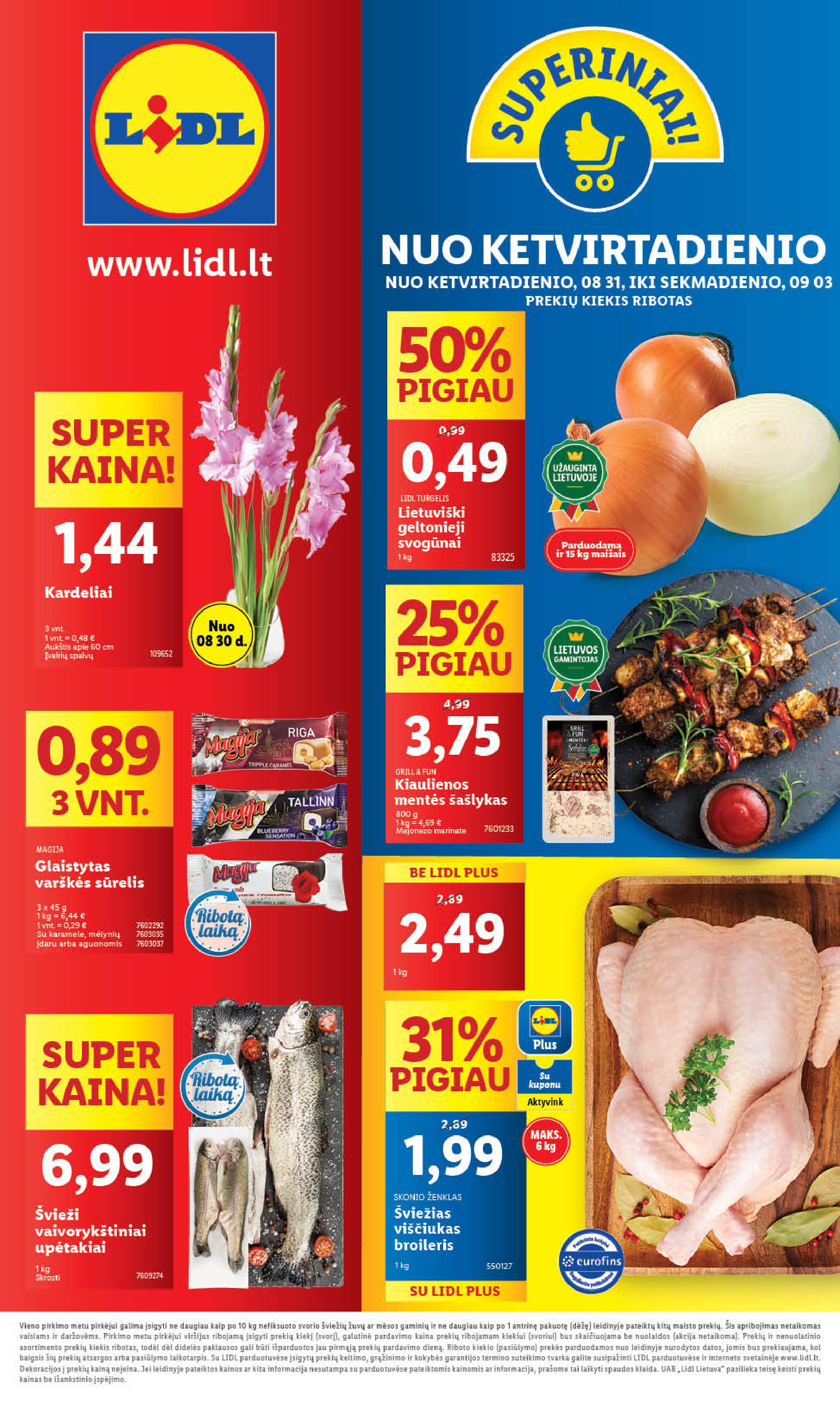 Naujausias LIDL kaininis katalogas 2023.08.28 - 2023.09.03