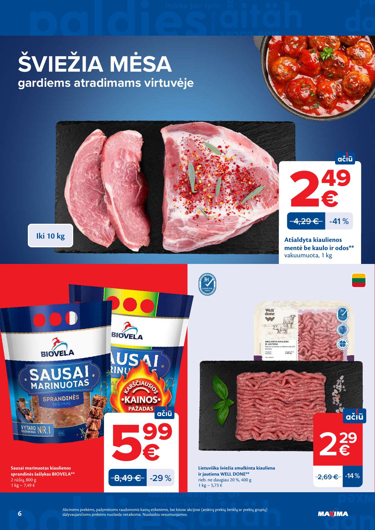 MAXIMA akcijų ir nuolaidų leidinys Nr.25 2026.06.16 - 2026.06.22