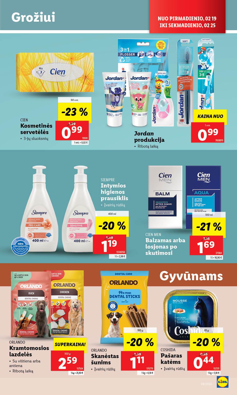 Naujausias LIDL kaininis katalogas 2024.02.19 - 2024.02.25