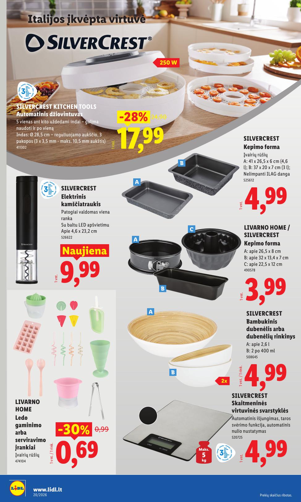 LIDL ne maisto prekių leidinys 2026.05.11 - 2026.05.17