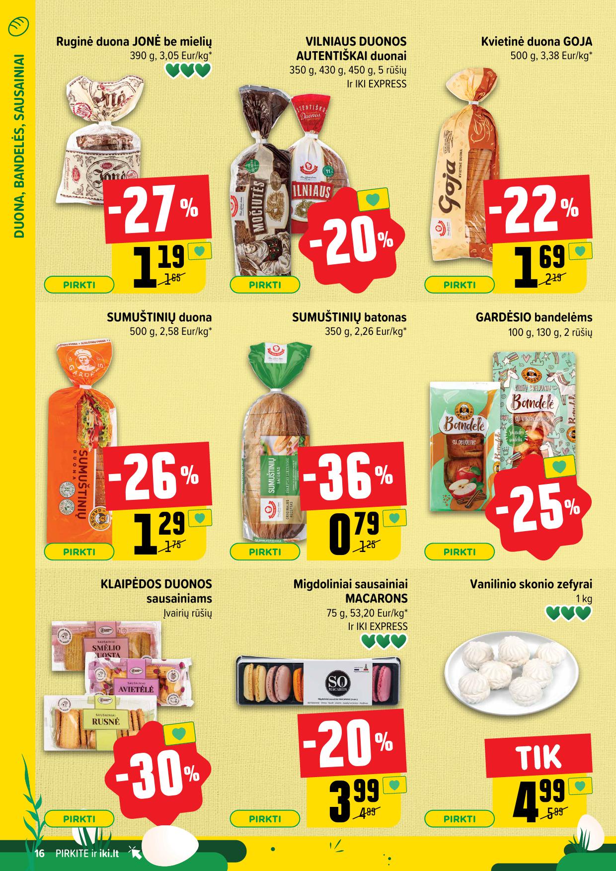 IKI SAVAITĖLĖ akcijų ir nuolaidų leidinys Nr.15 2025.04.07 - 2025.04.13