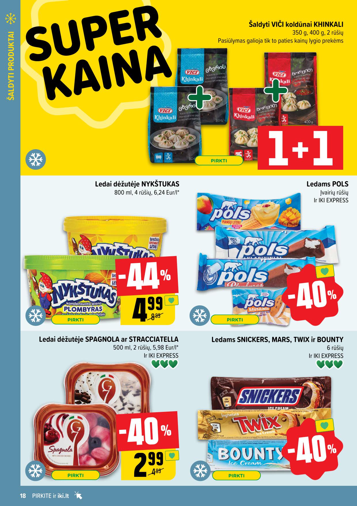 Naujausias IKI kaininis katalogas 2025.01.20 - 2025.01.26