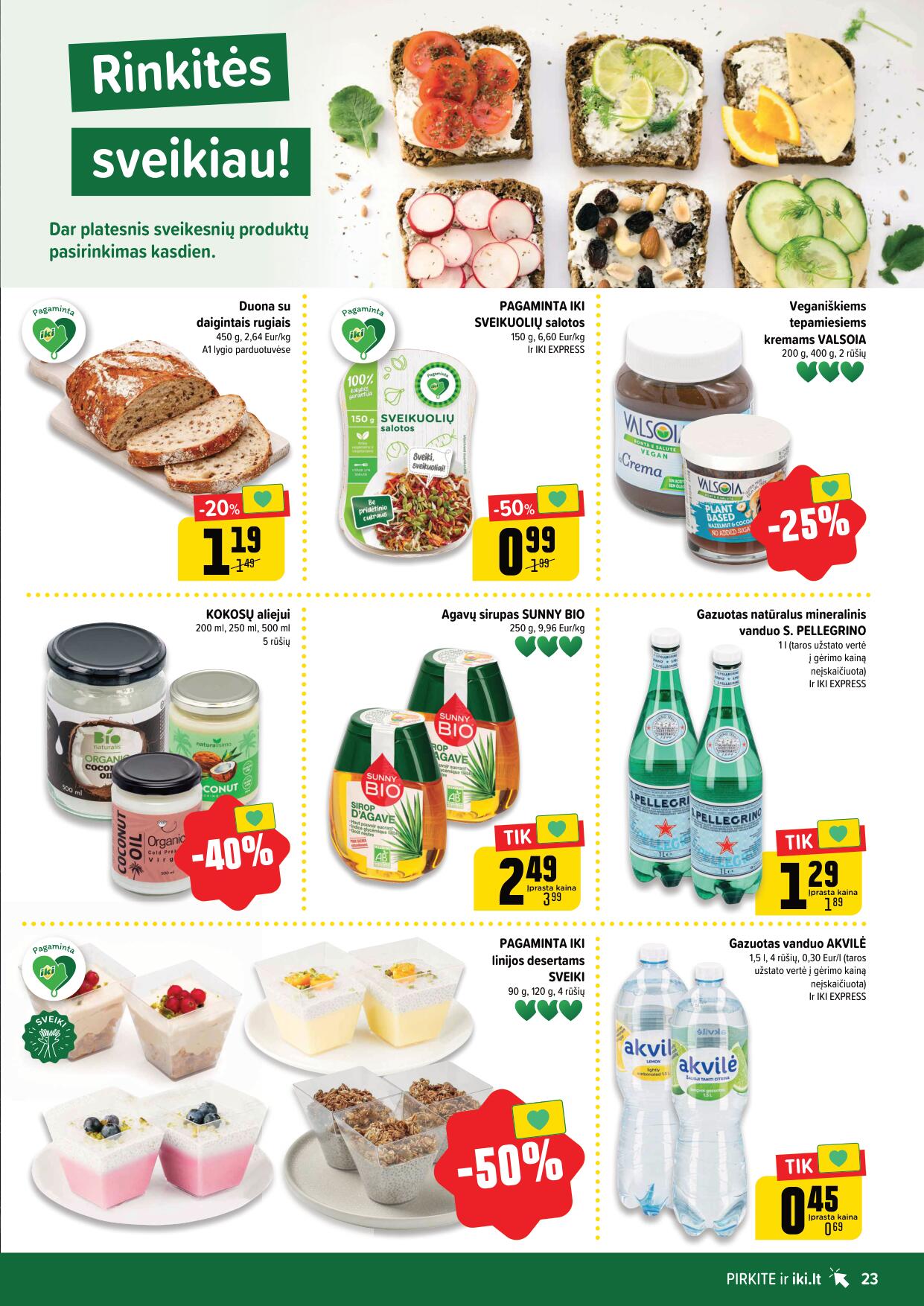 Naujausias IKI kaininis katalogas 2024.01.15 - 2024.01.21