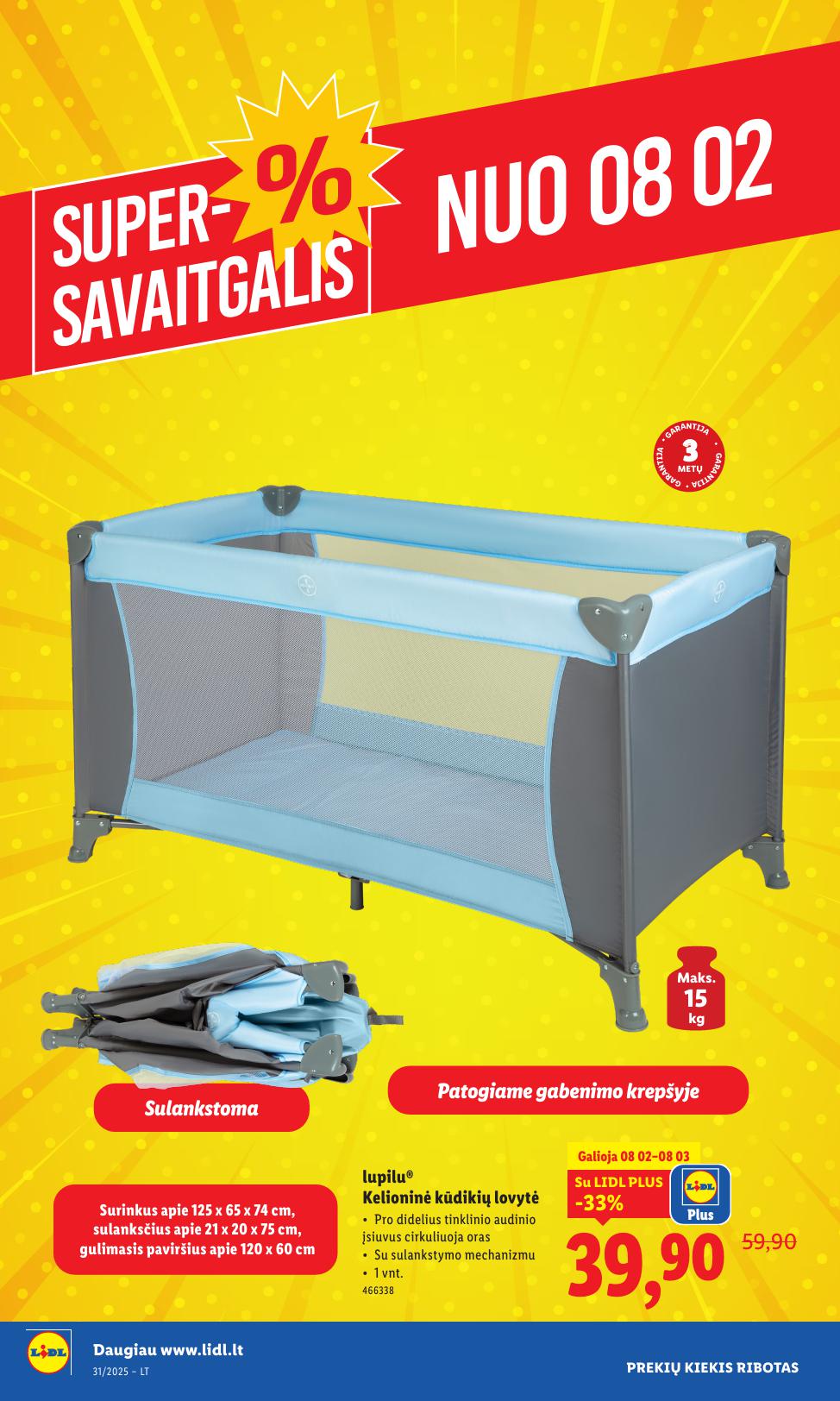 LIDL ne maisto prekių leidinys 2025.07.28 - 2025.08.03