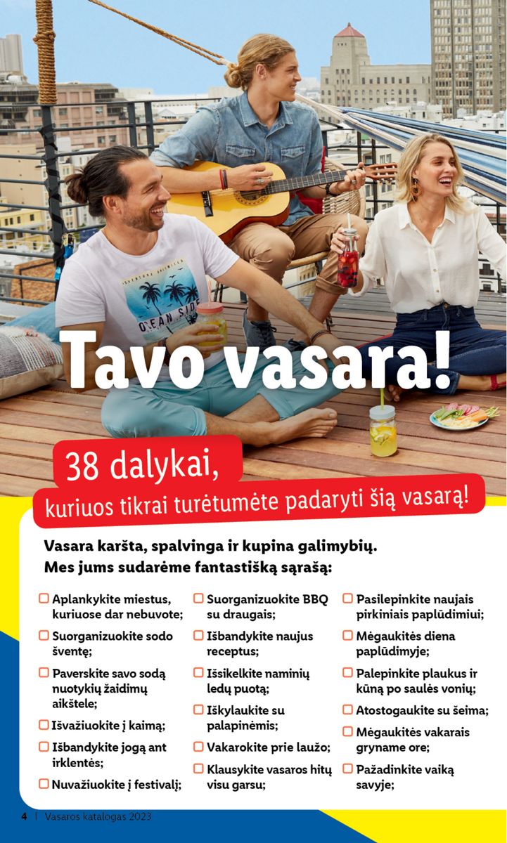 LIDL Vasaros katalogas 2023