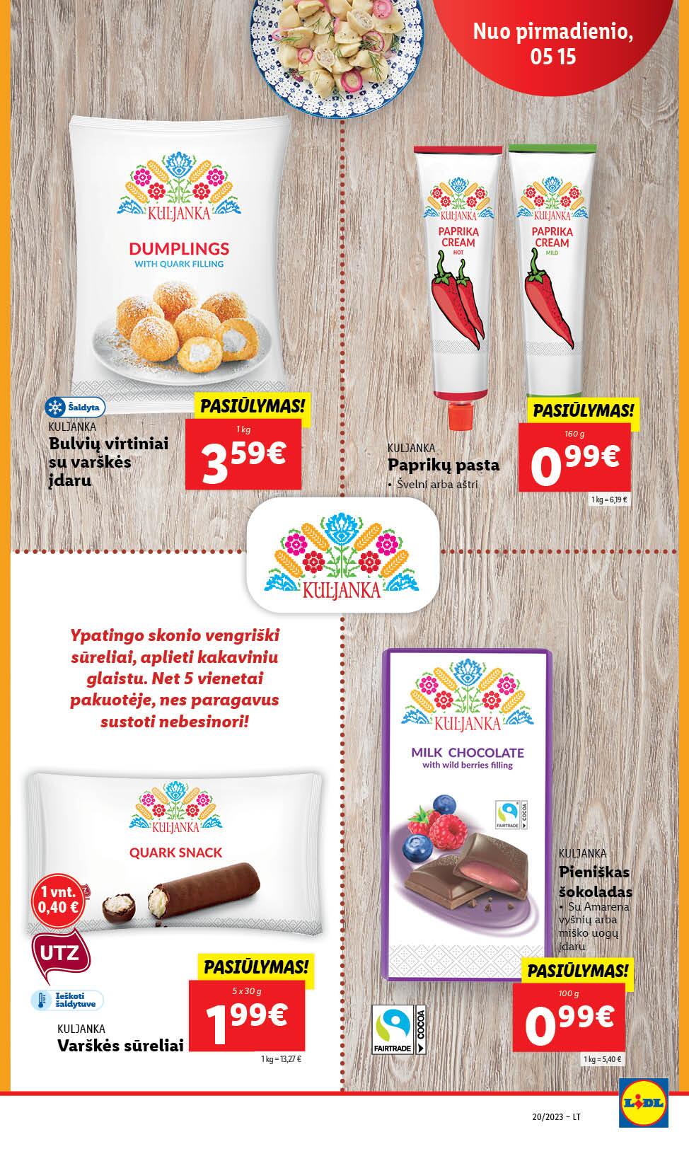 Naujausias LIDL kaininis katalogas 2023.05.15 - 2023.05.21