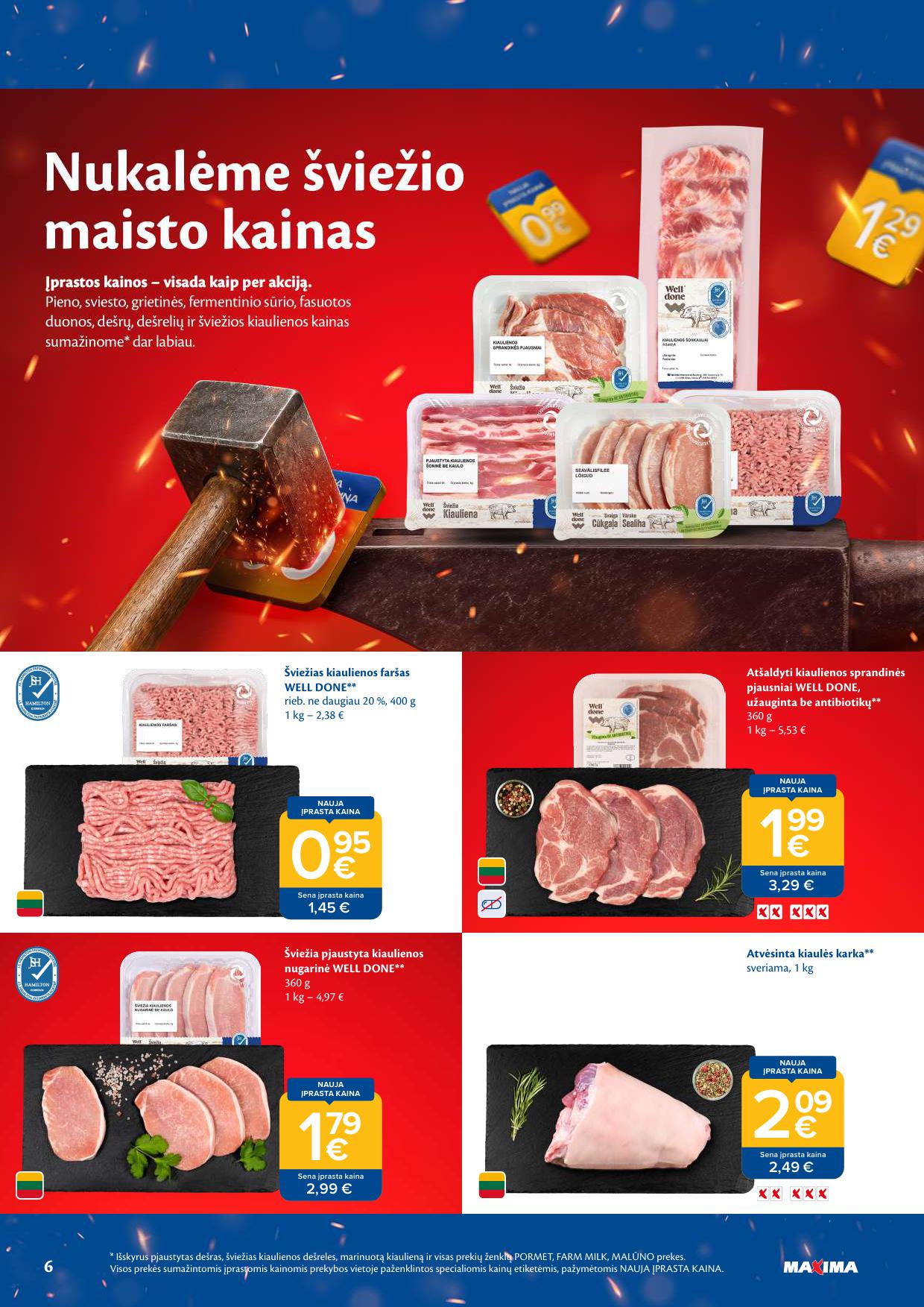 Naujausias MAXIMA kaininis katalogas 2026.09.01 - 2026.09.07