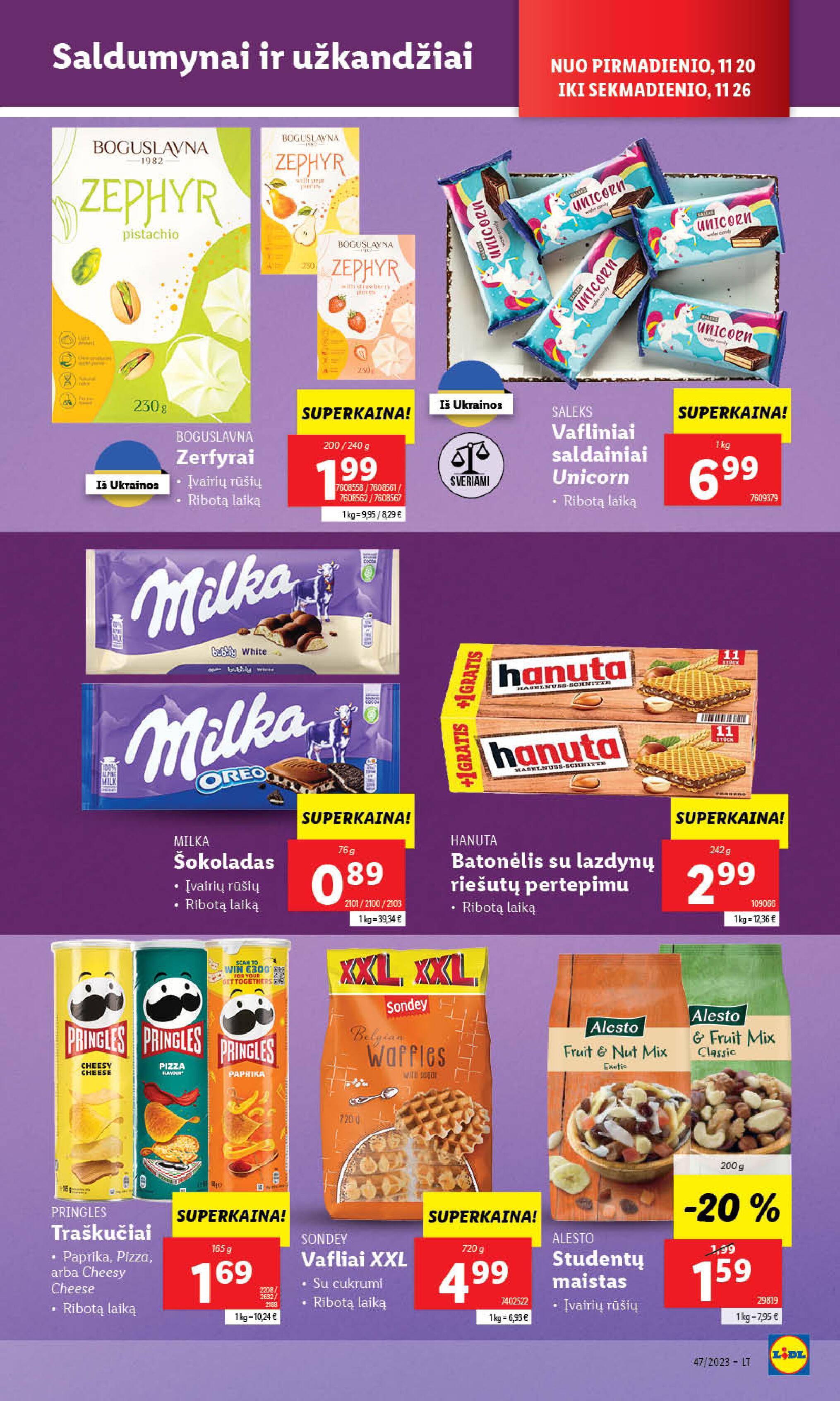Naujausias LIDL kaininis katalogas 2023.11.20 - 2023.11.26