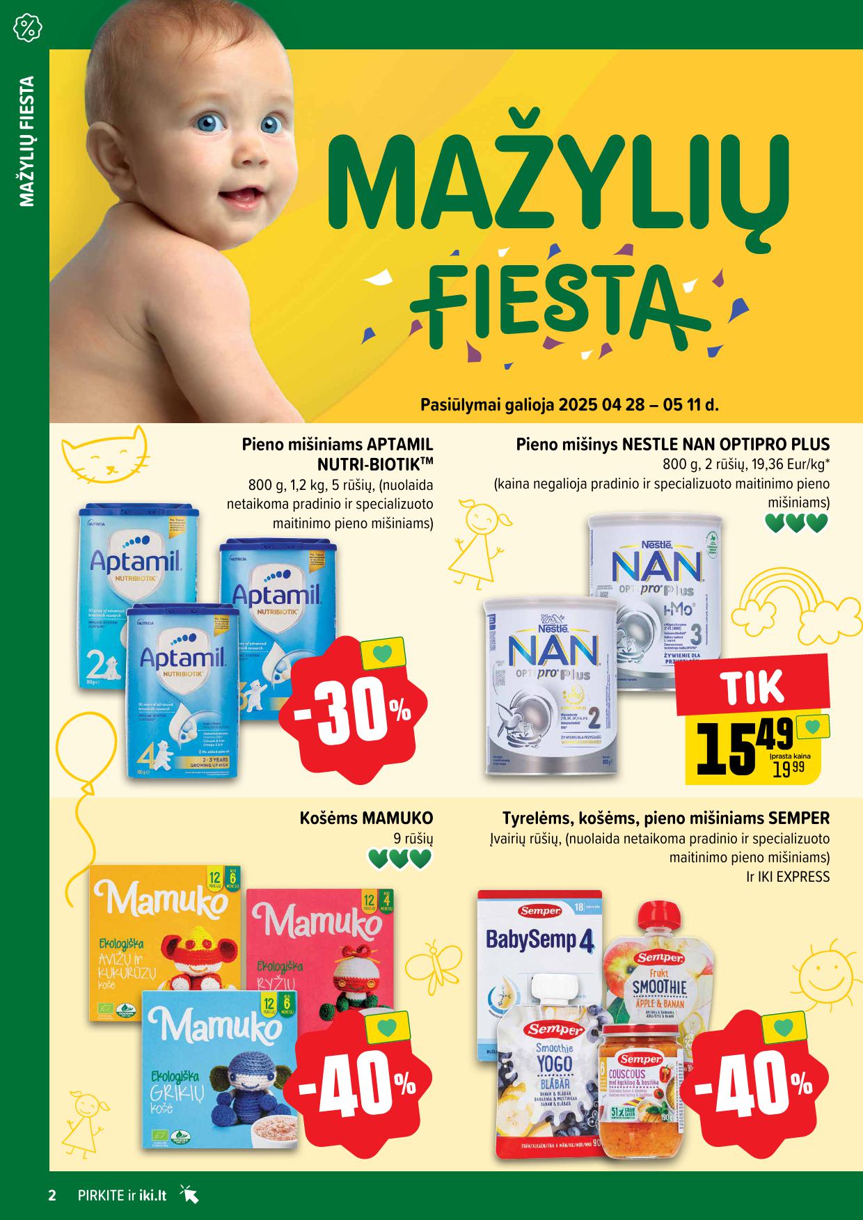 IKI katalogas "Mažylių fiesta" 2025.05.05 - 2025.05.11