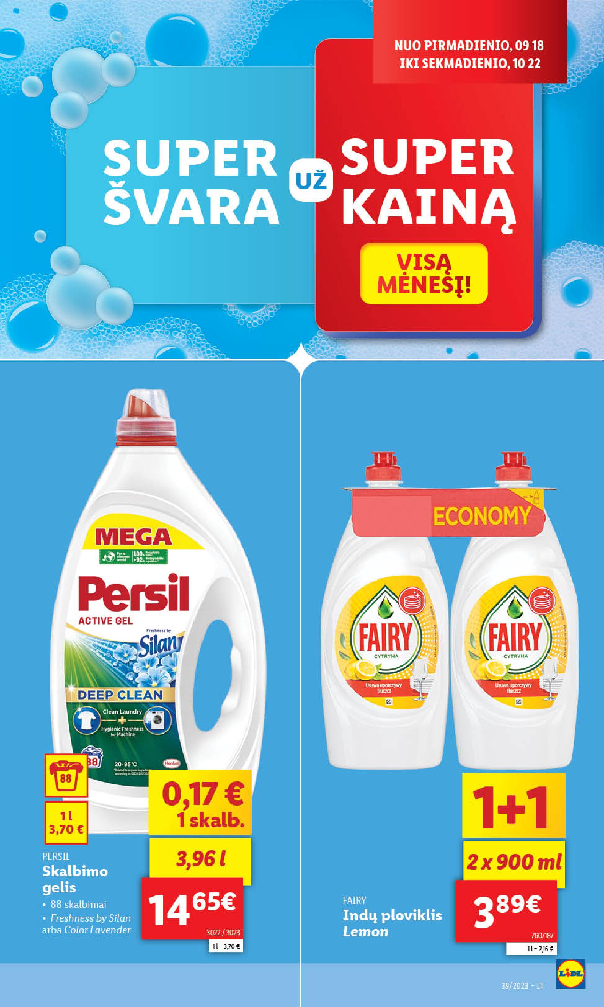 Naujausias LIDL kaininis katalogas 2023.09.25 - 2023.10.01