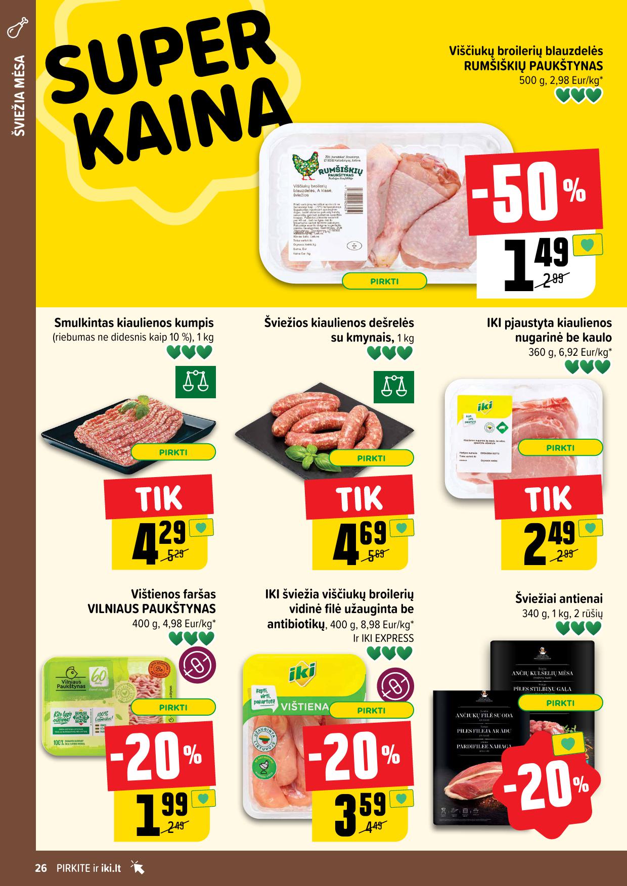 Naujausias IKI kaininis katalogas 2025.03.03 - 2025.03.09