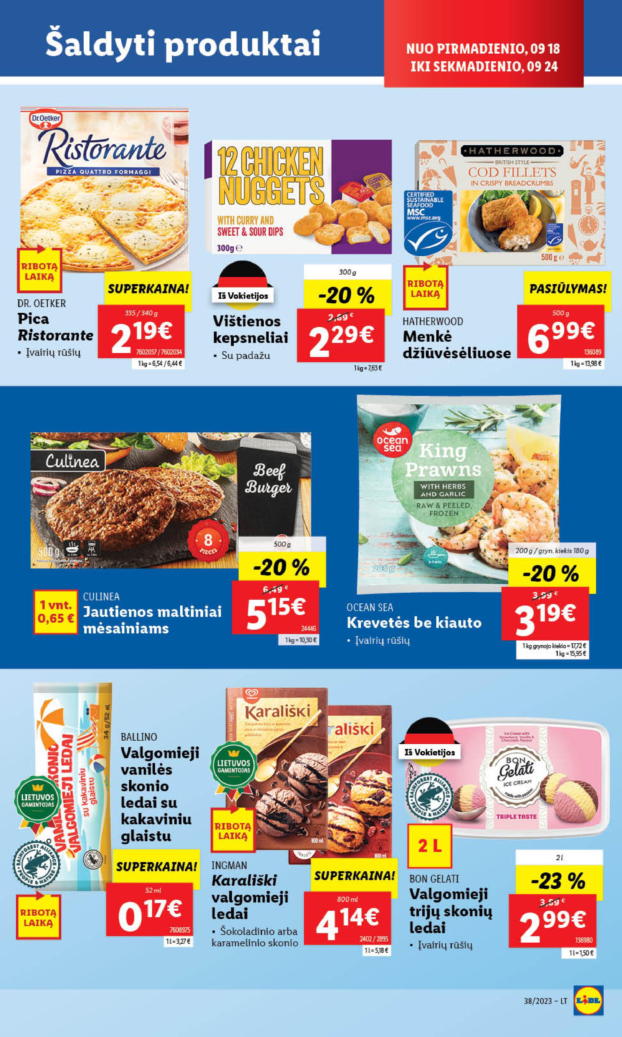 Naujausias LIDL kaininis katalogas 2023.09.18 - 2023.09.24