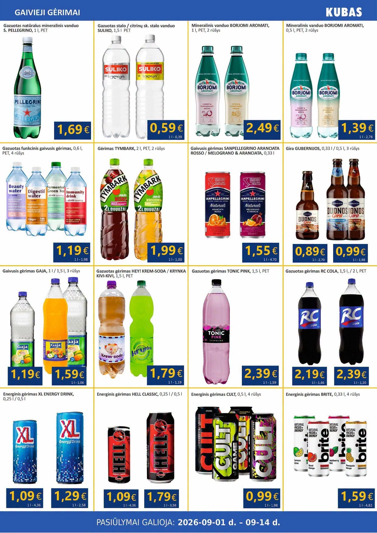 Naujas KUBAS leidinys nuo 2026.09.01 iki 2026.09.14