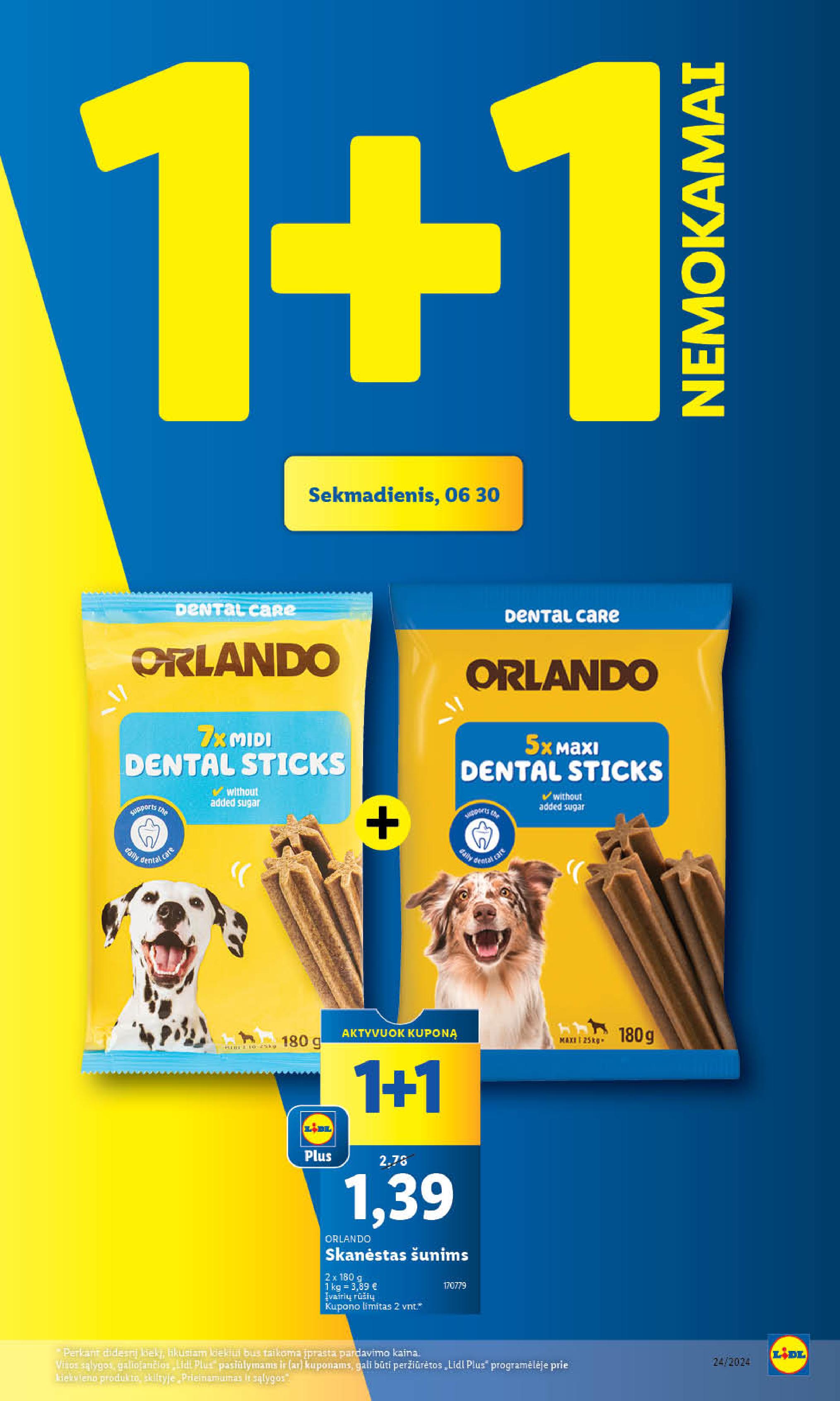 Naujausias LIDL kaininis katalogas 2024.06.24 - 2024.06.30