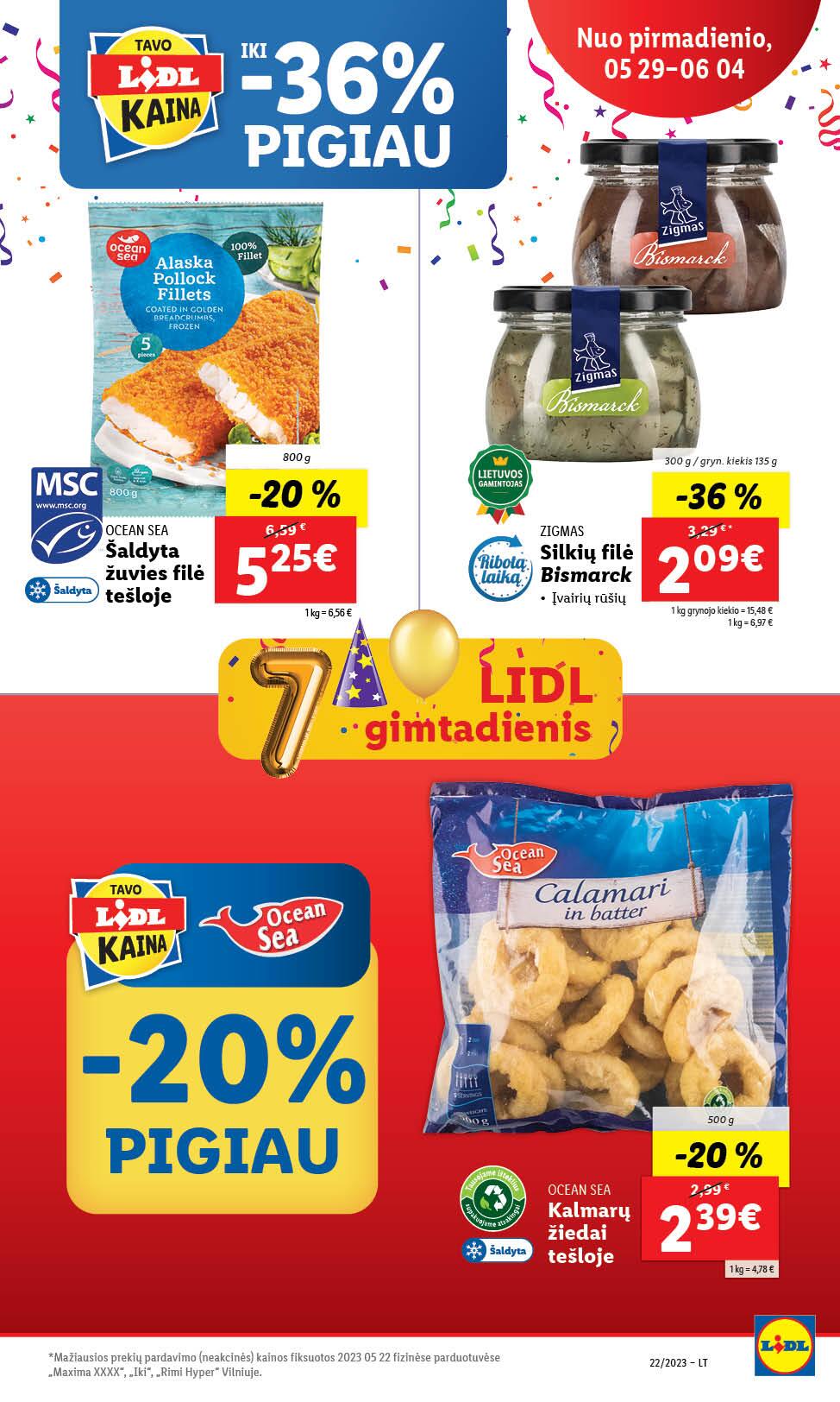 Naujausias LIDL kaininis katalogas 2023.05.29 - 2023.06.04