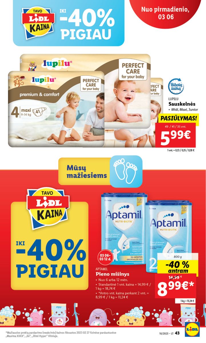 Naujausias LIDL kaininis katalogas 2023.03.06 - 2023.03.12