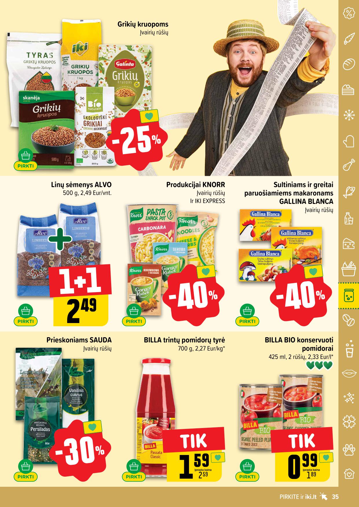 Naujausias IKI kaininis katalogas 2026.01.26 - 2026.02.01