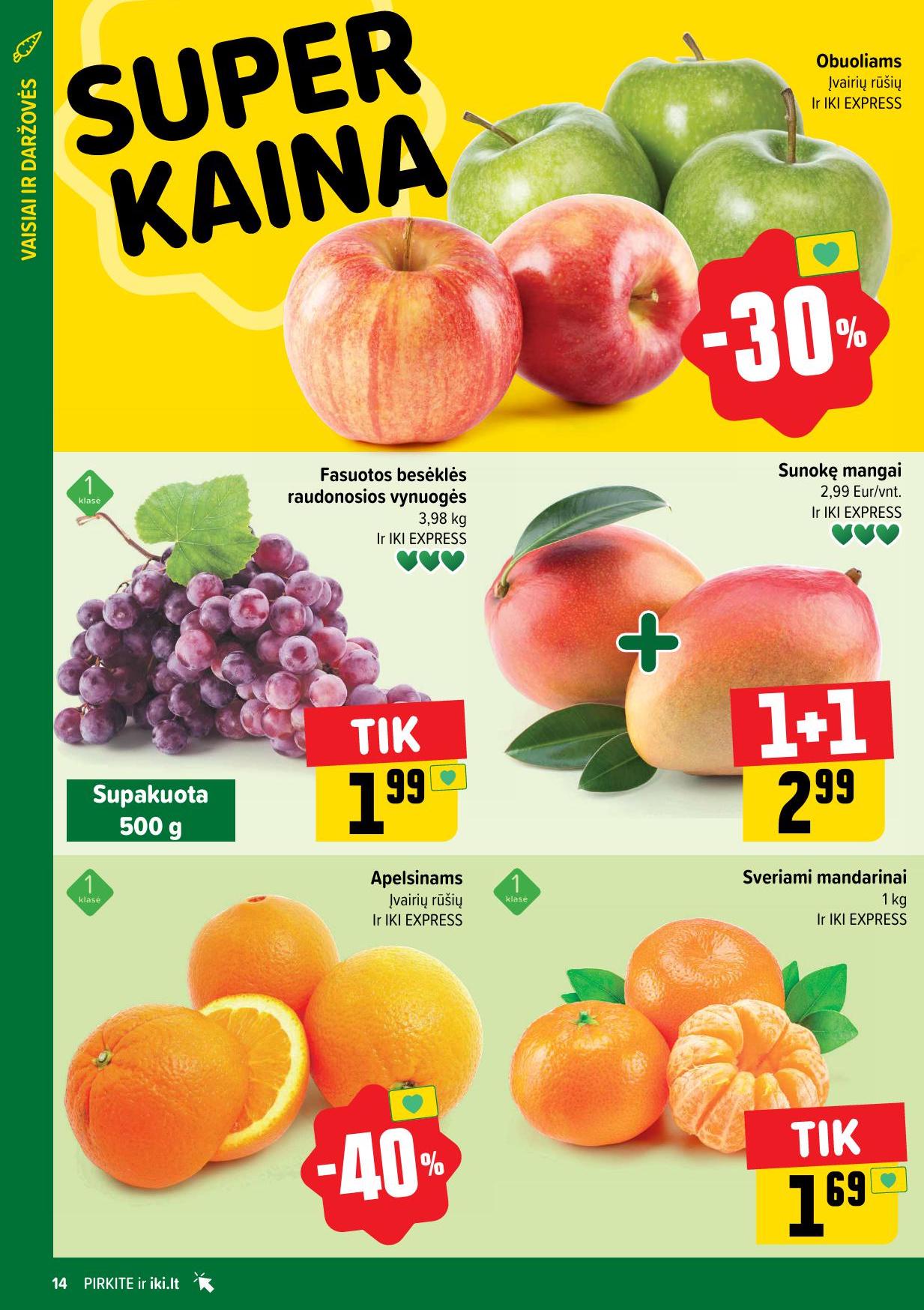 Naujausias IKI kaininis katalogas 2024.04.15 - 2024.04.21