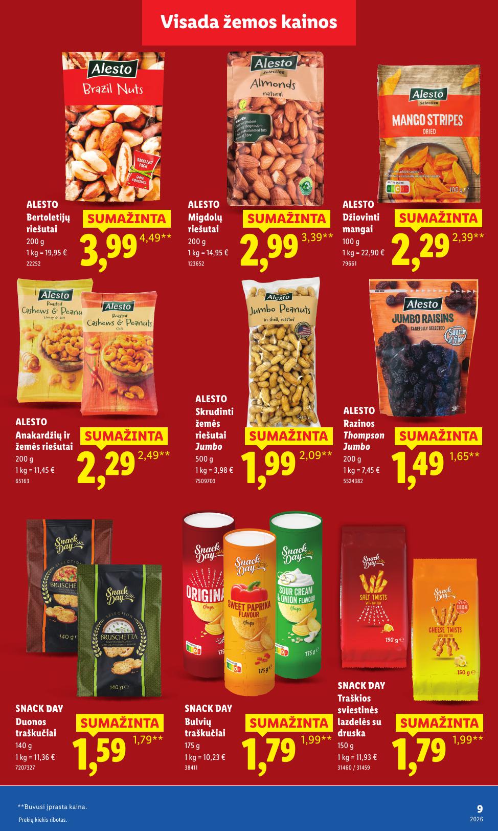 LIDL nuolaidų katalogas "Nr.1 Pažadas Jums"