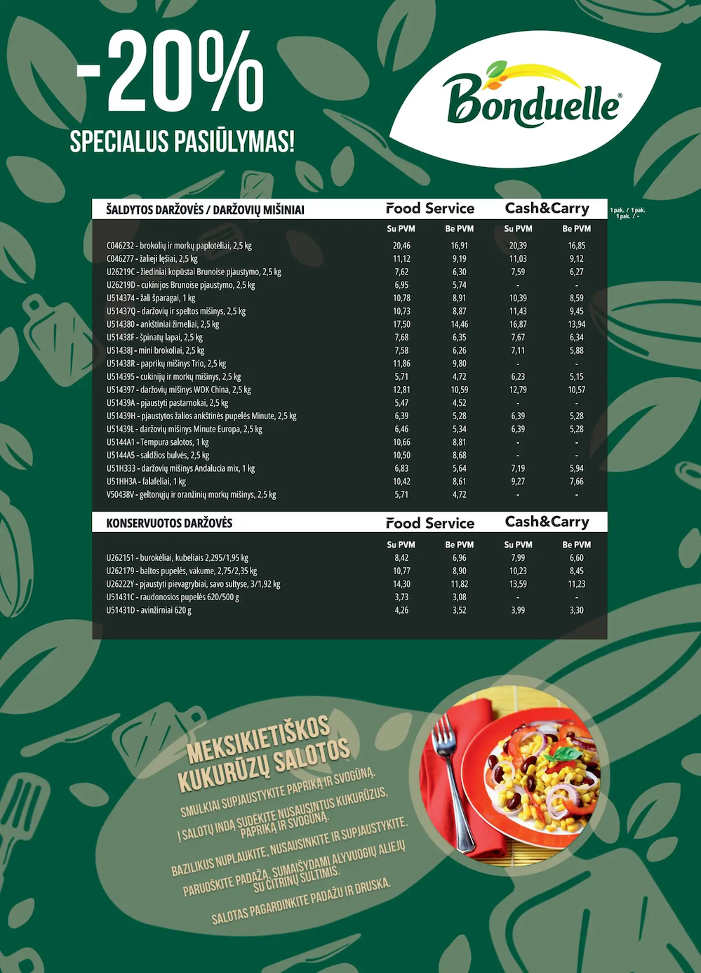 PROMO Cash&Carry leidinys nuo 2025.08.01 iki 2025.08.28