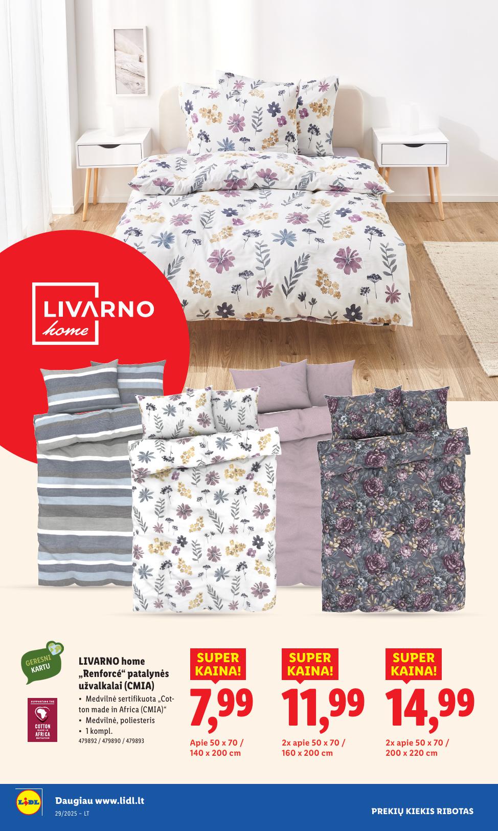 LIDL ne maisto prekių leidinys 2025.07.14 - 2025.07.20