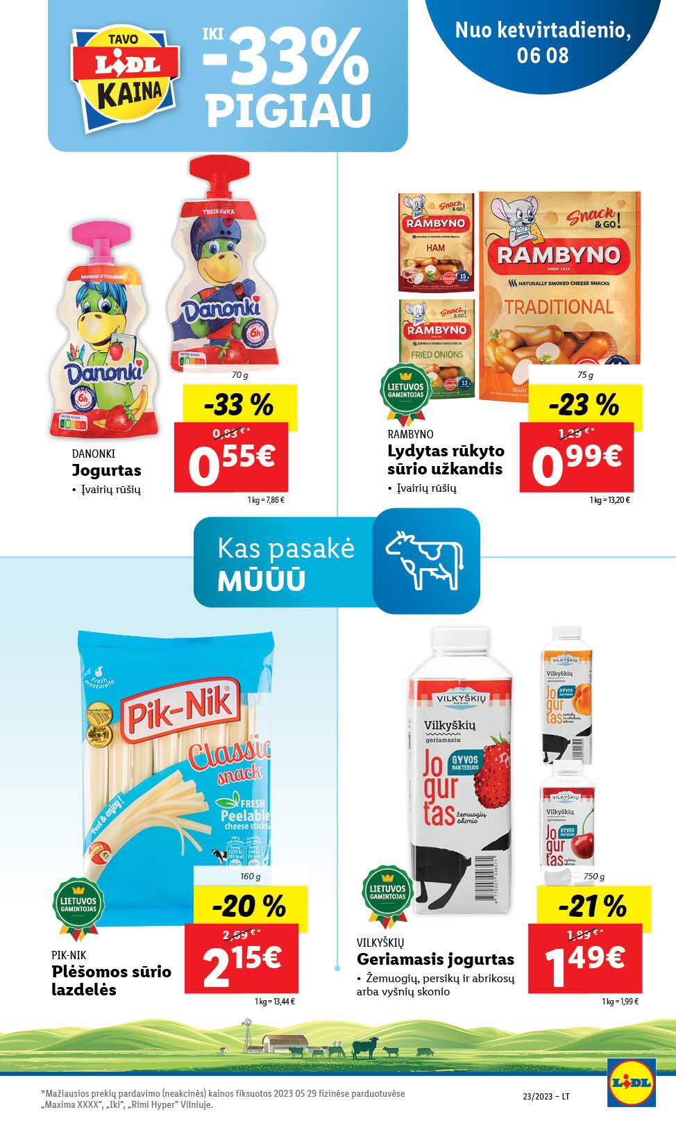 Naujausias LIDL kaininis katalogas 2023.06.05 - 2023.06.11