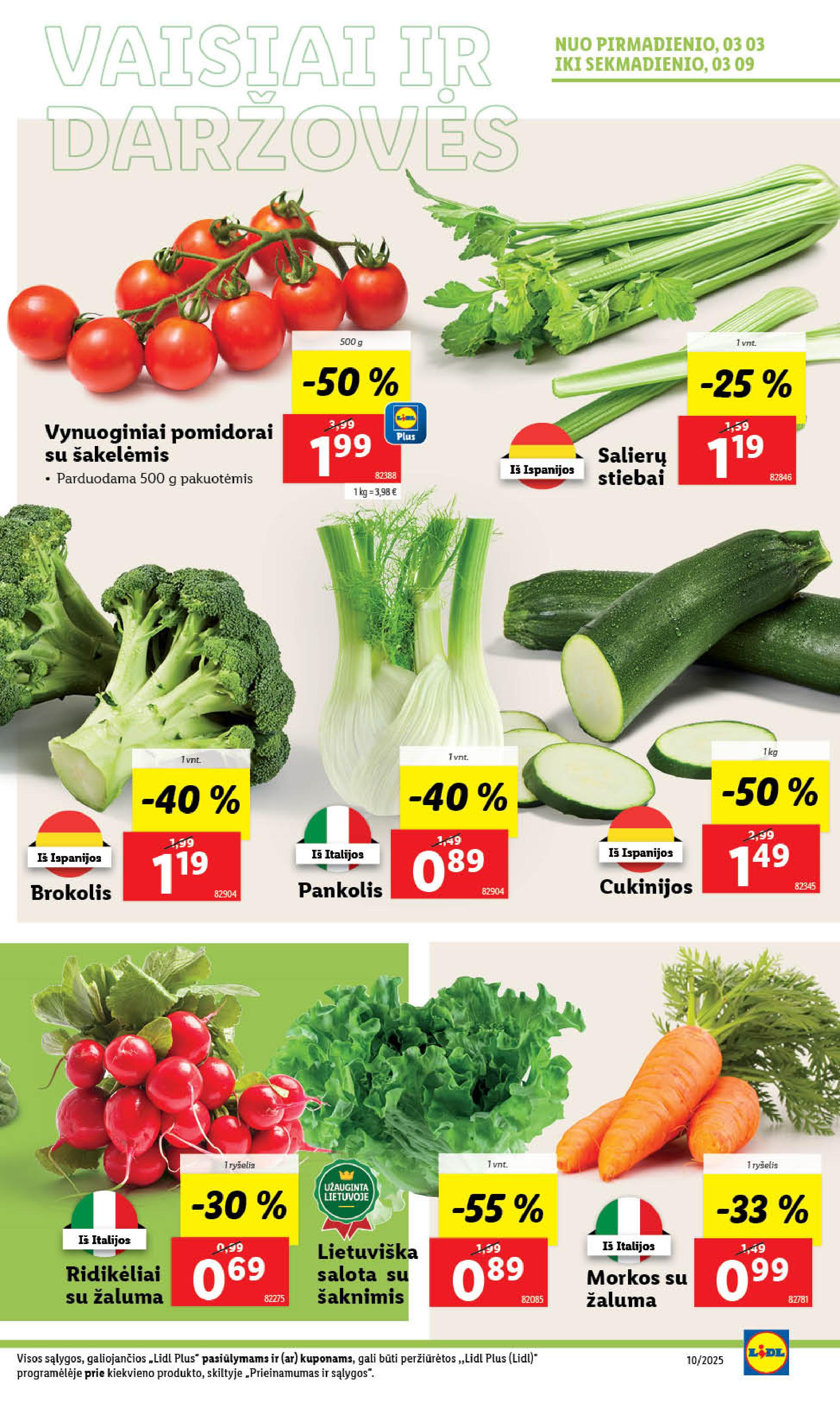Naujausias LIDL kaininis katalogas 2025.03.03 - 2025.03.09