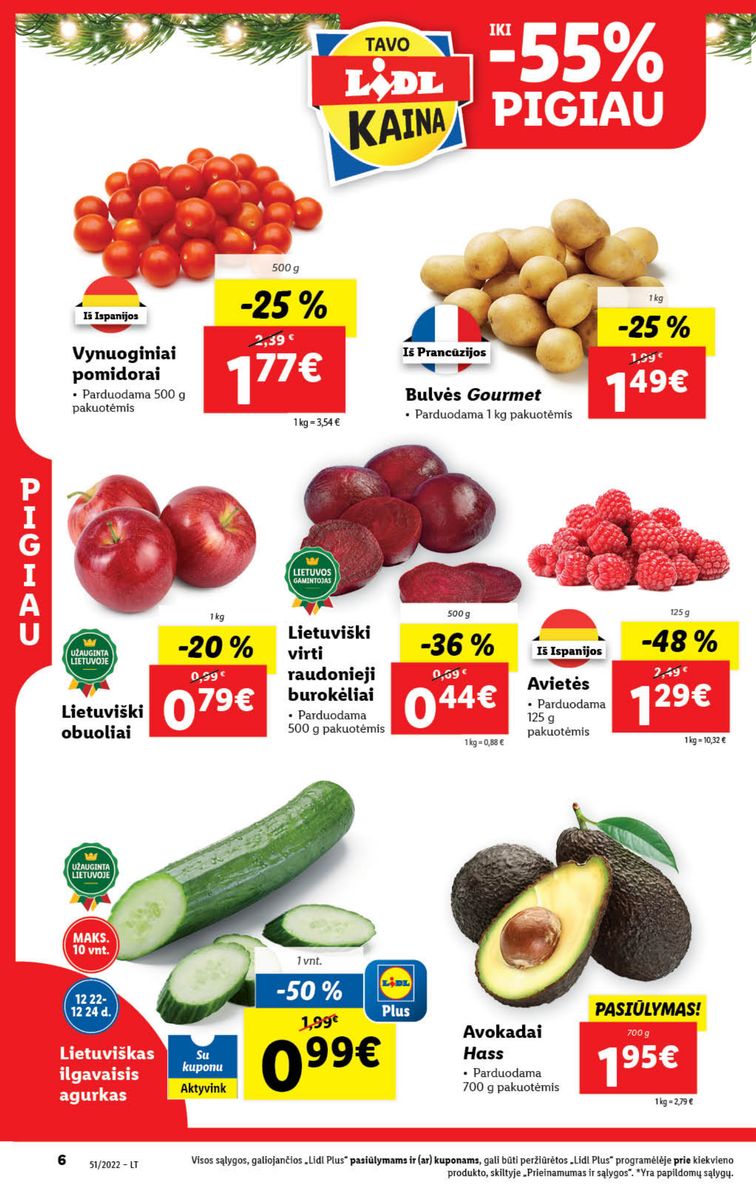 Naujausias LIDL kaininis katalogas 2022.12.19 - 2022.12.25