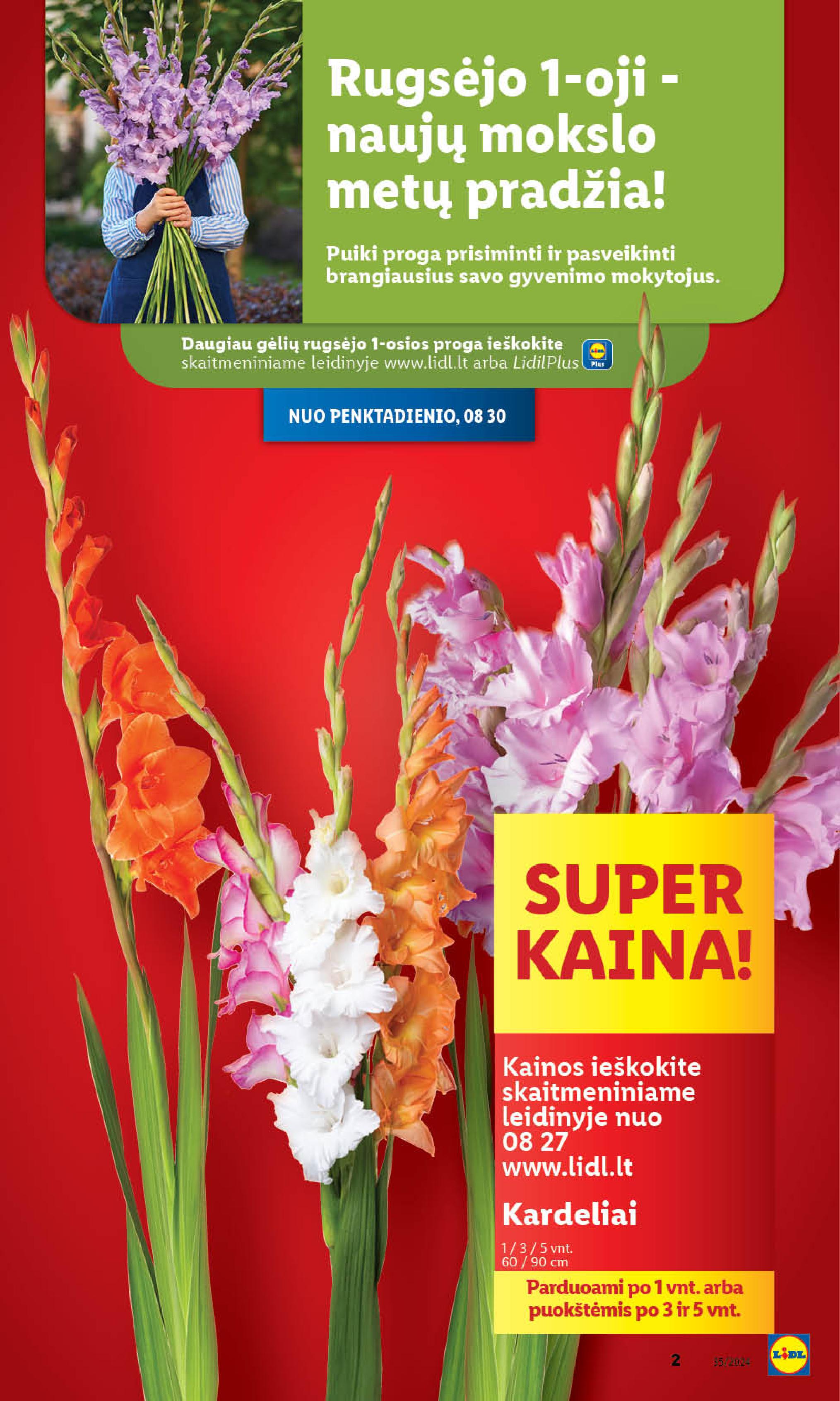 Naujausias LIDL kaininis katalogas 2024.08.26 - 2024.09.01