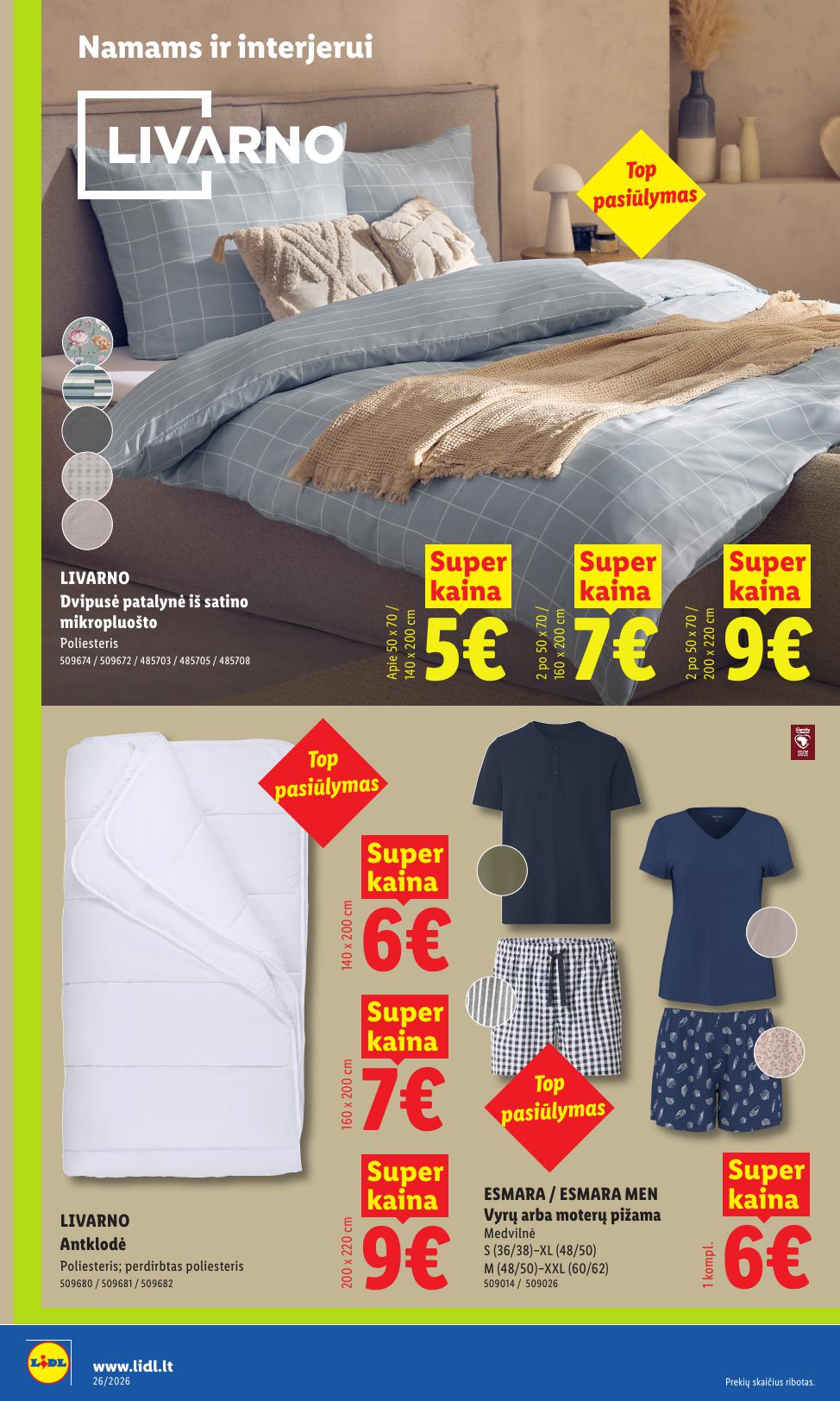 LIDL ne maisto prekių leidinys 2026.06.22 - 2026.06.28