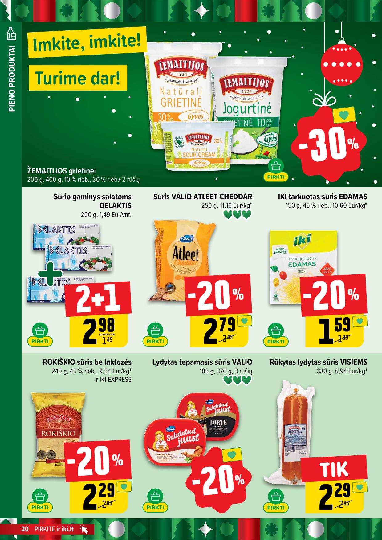 Naujausias IKI kaininis katalogas 2025.12.01 - 2025.12.07