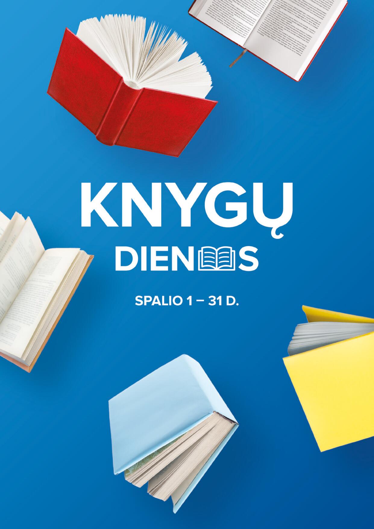 MAXIMA akcijų katalogas „Knygų dienos” 2023.10.01 - 2023.10.31