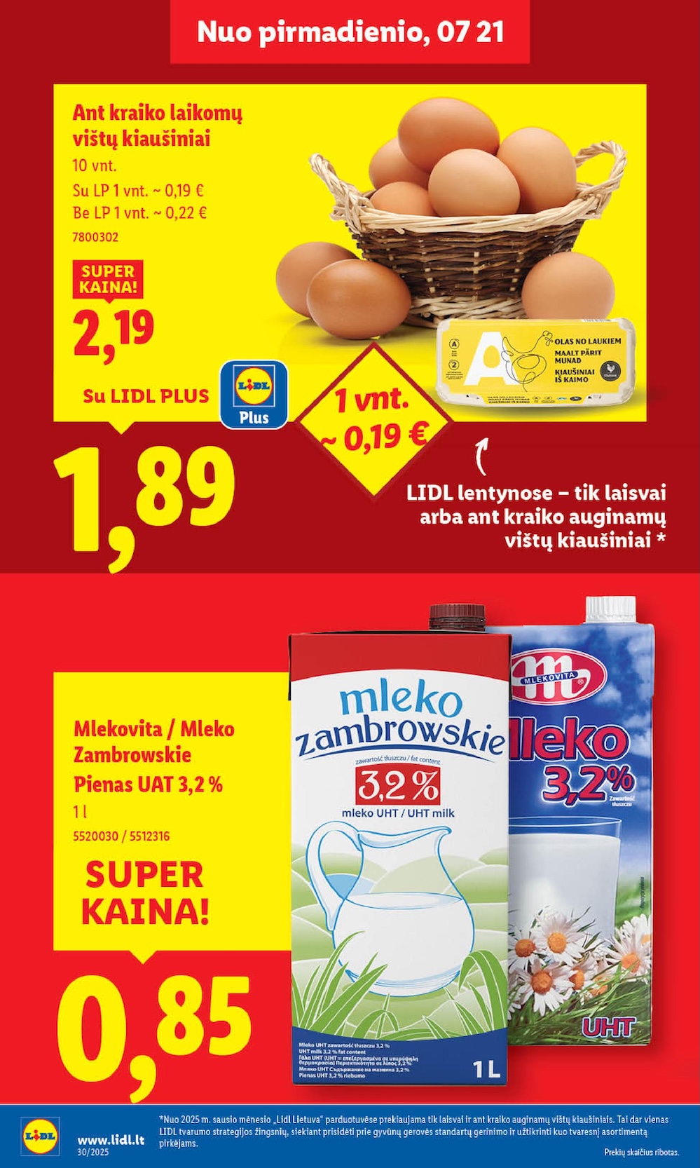 Naujausias LIDL kaininis katalogas 2025.07.21 - 2025.07.27