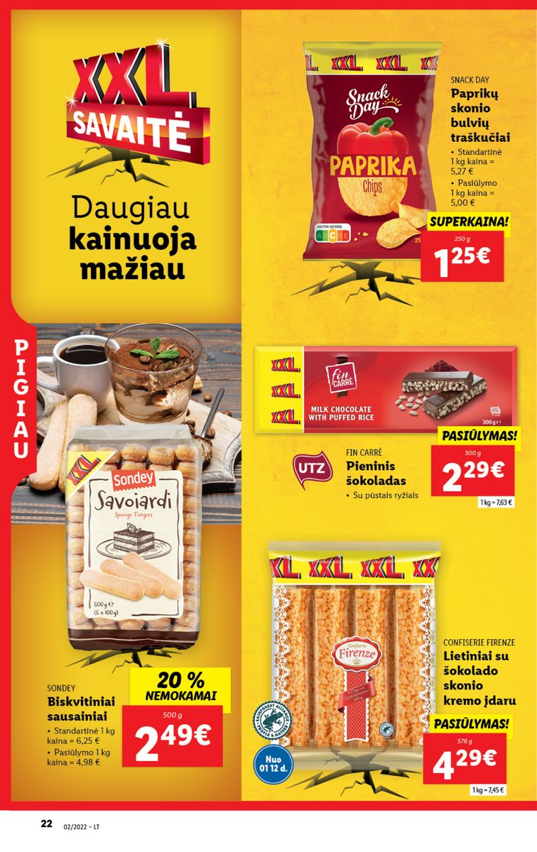 Naujausias LIDL kaininis katalogas 2023.01.09 - 2023.01.15