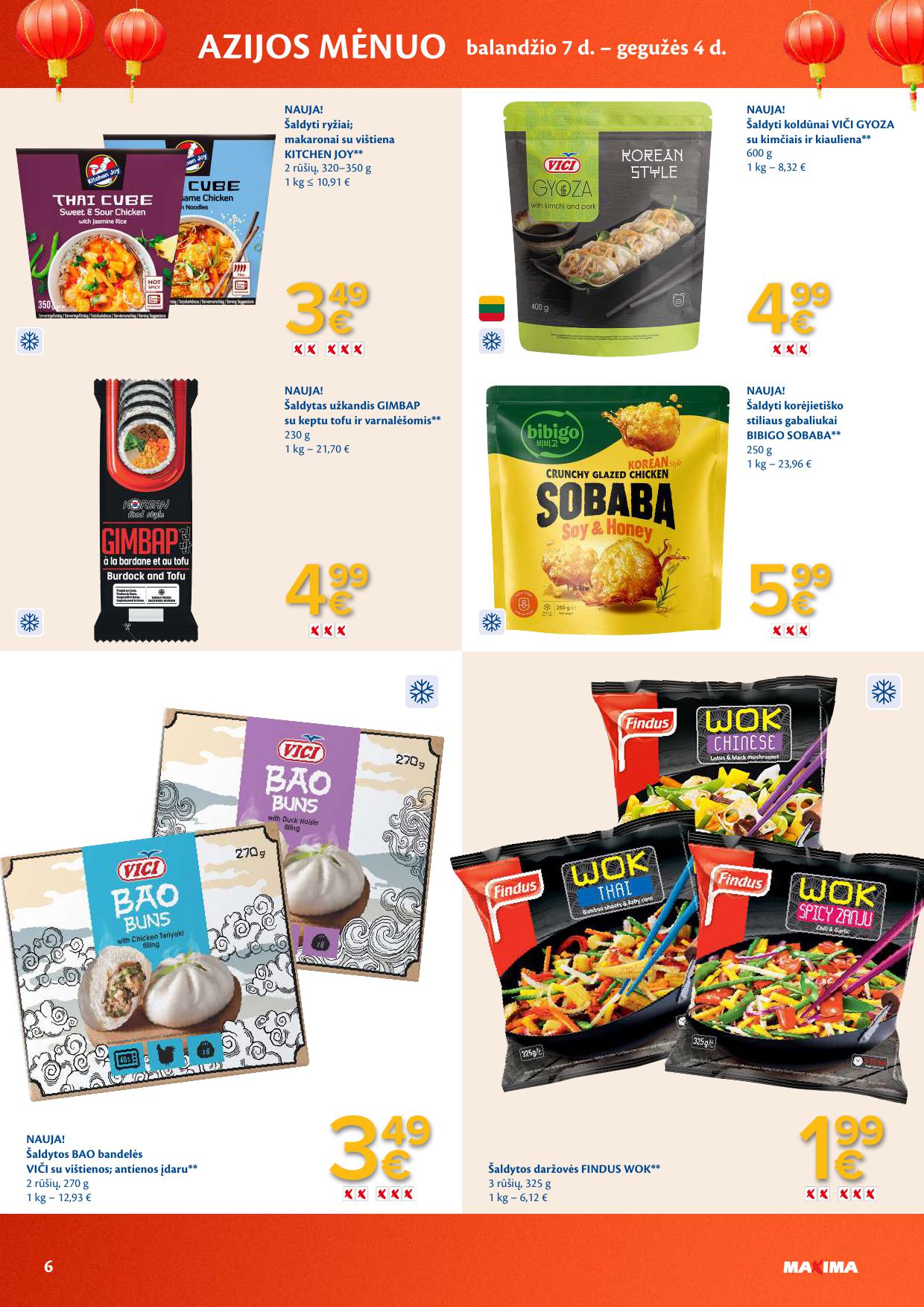 Naujausias MAXIMA kaininis katalogas 2026.04.07 - 2026.04.13