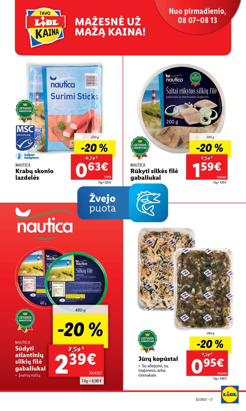 Naujausias LIDL kaininis katalogas 2023.08.07 - 2023.08.13