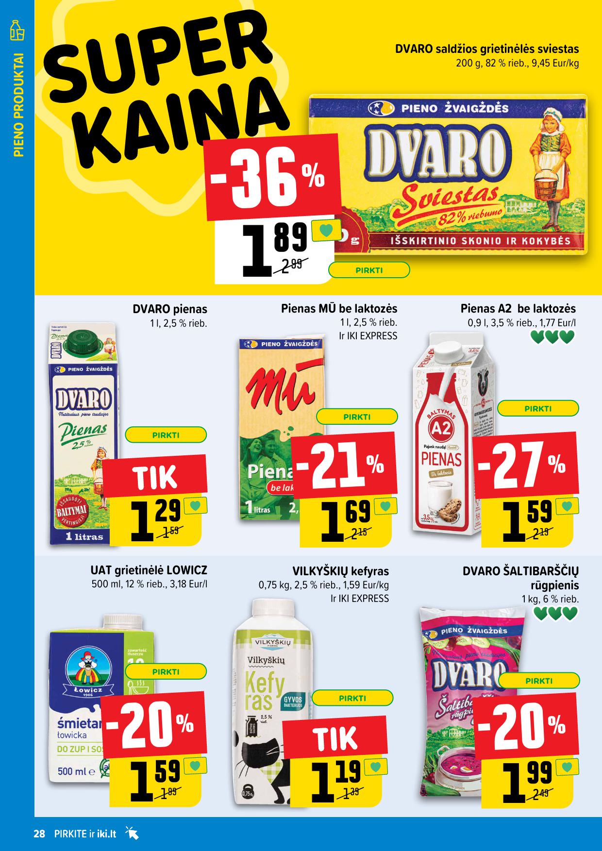 Naujausias IKI kaininis katalogas 2024.07.08 - 2024.07.14