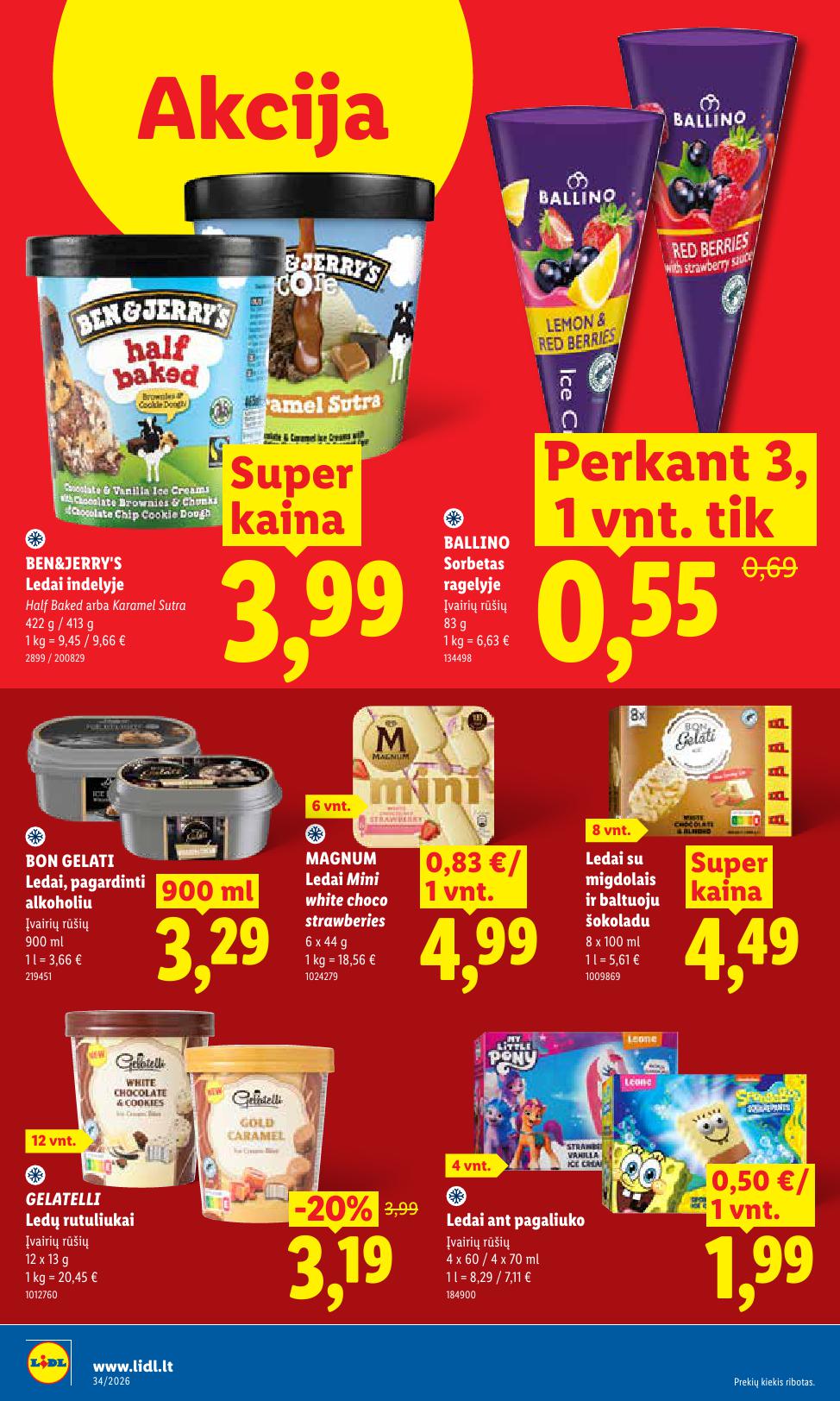 Naujausias LIDL kaininis katalogas 2026.08.17 - 2026.08.23