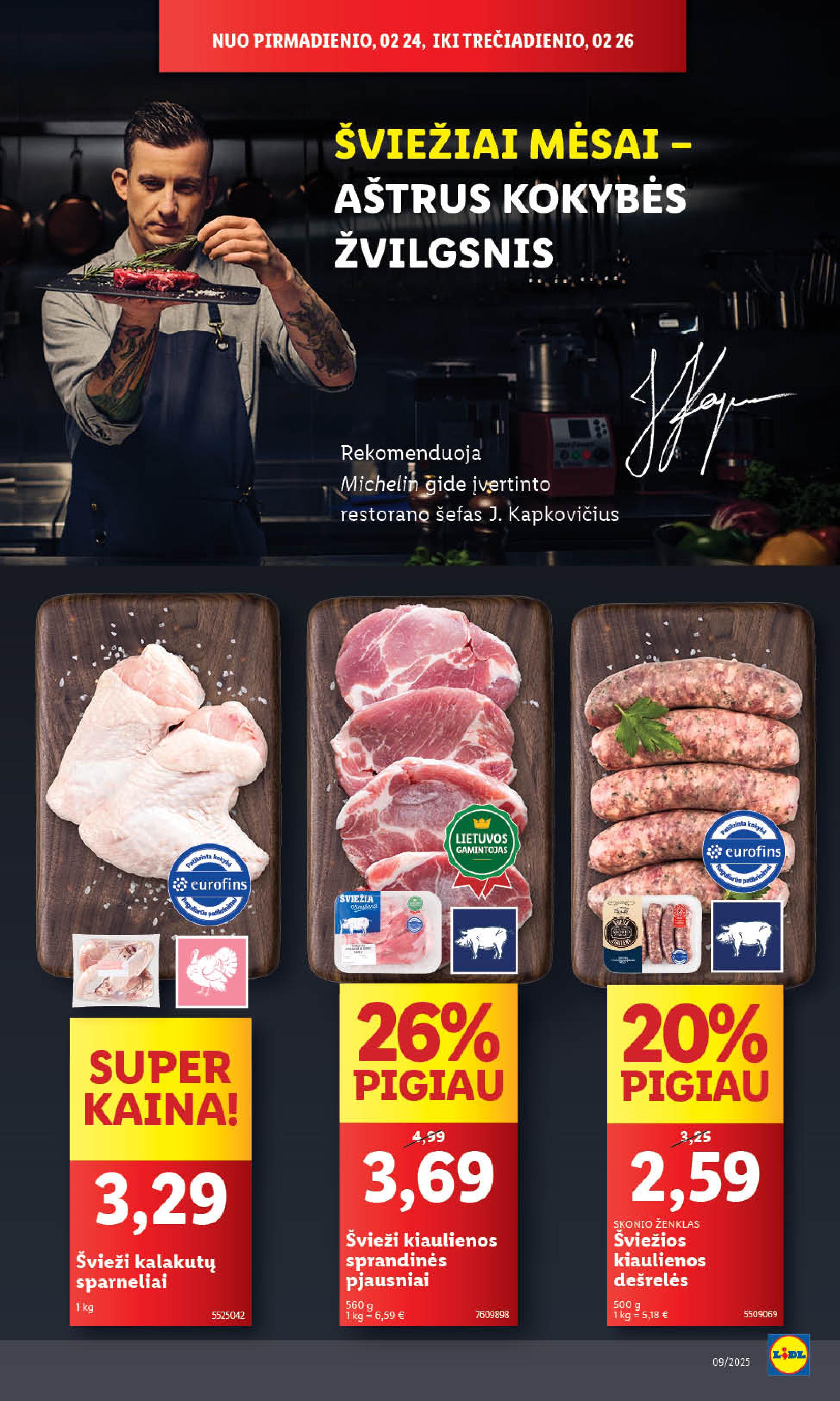Naujausias LIDL kaininis katalogas 2025.02.24 - 2025.03.02