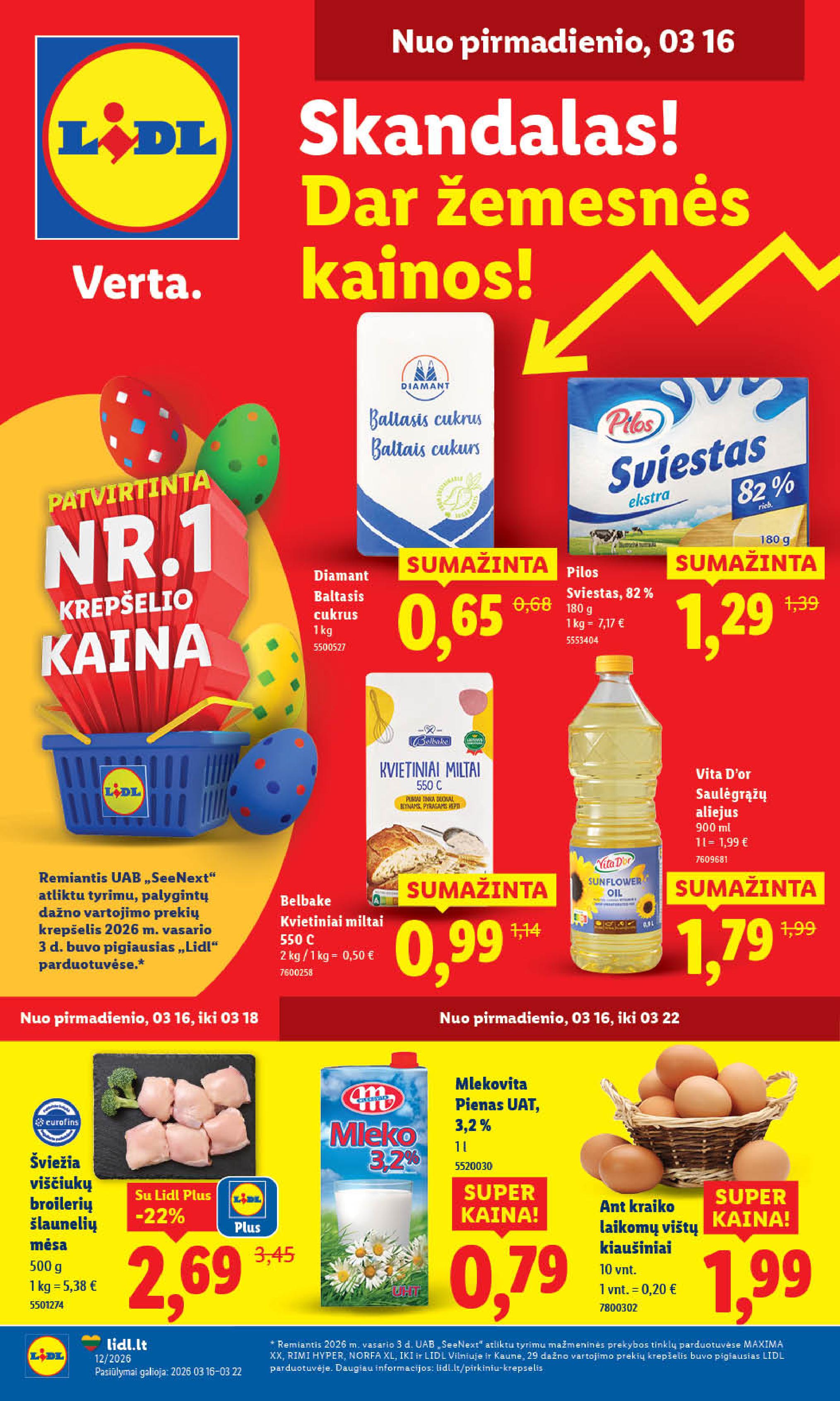 Naujausias LIDL kaininis katalogas 2026.03.16 - 2026.03.22
