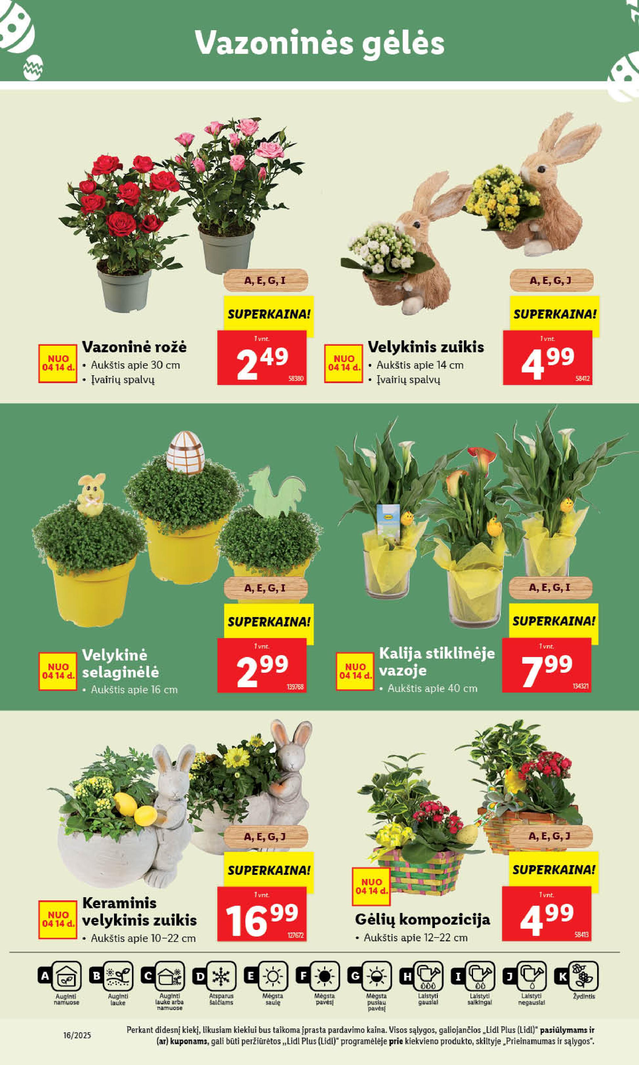 Naujausias LIDL kaininis katalogas 2025.04.14 - 2025.04.19