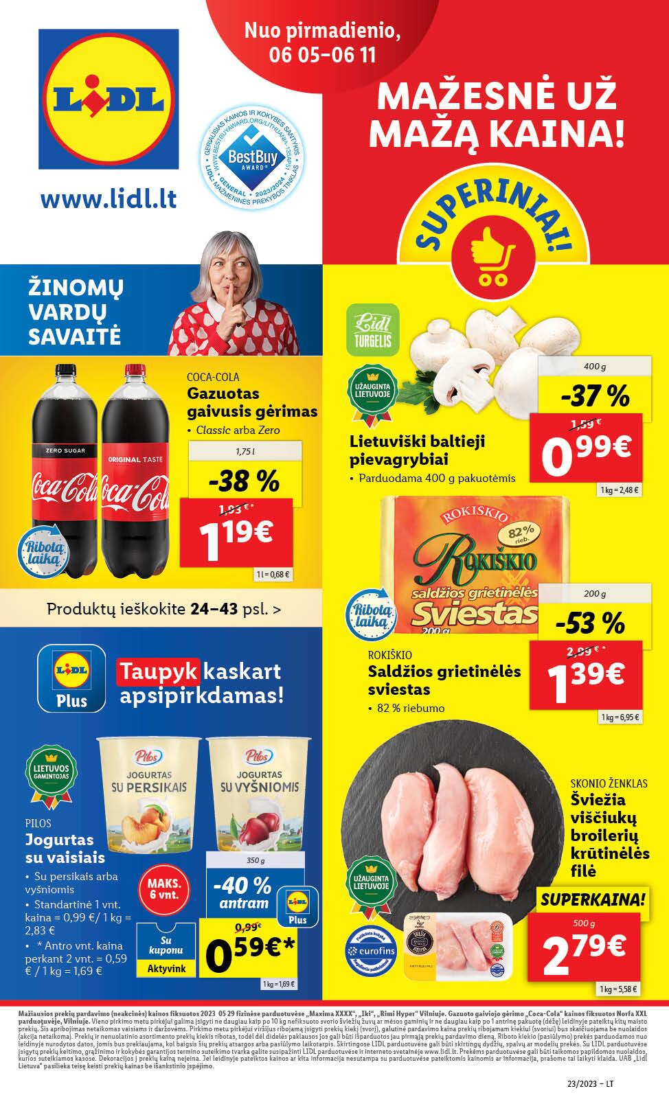 Naujausias LIDL kaininis katalogas 2023.06.05 - 2023.06.11