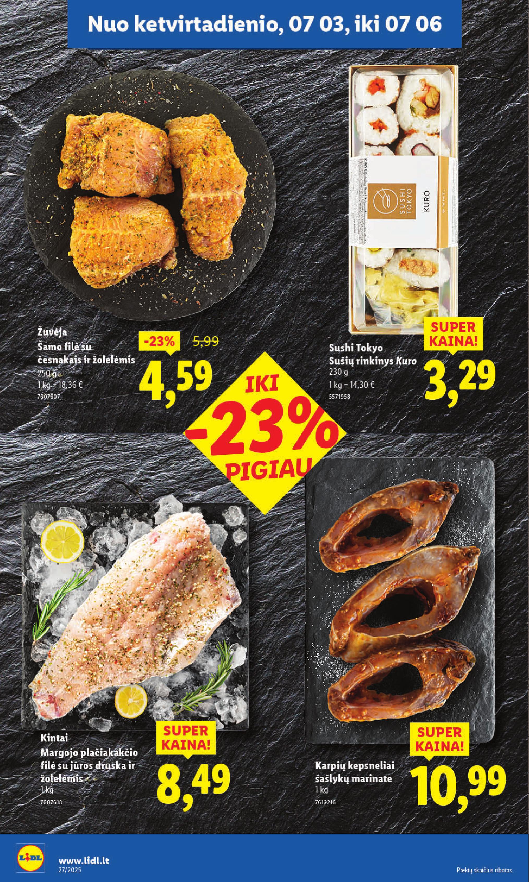 Naujausias LIDL kaininis katalogas 2025.06.30 - 2025.07.06