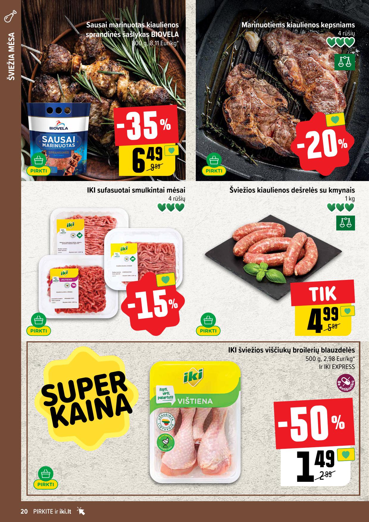 IKI SAVAITĖLĖ akcijų ir nuolaidų leidinys Nr.31 2025.07.28 - 2025.08.03