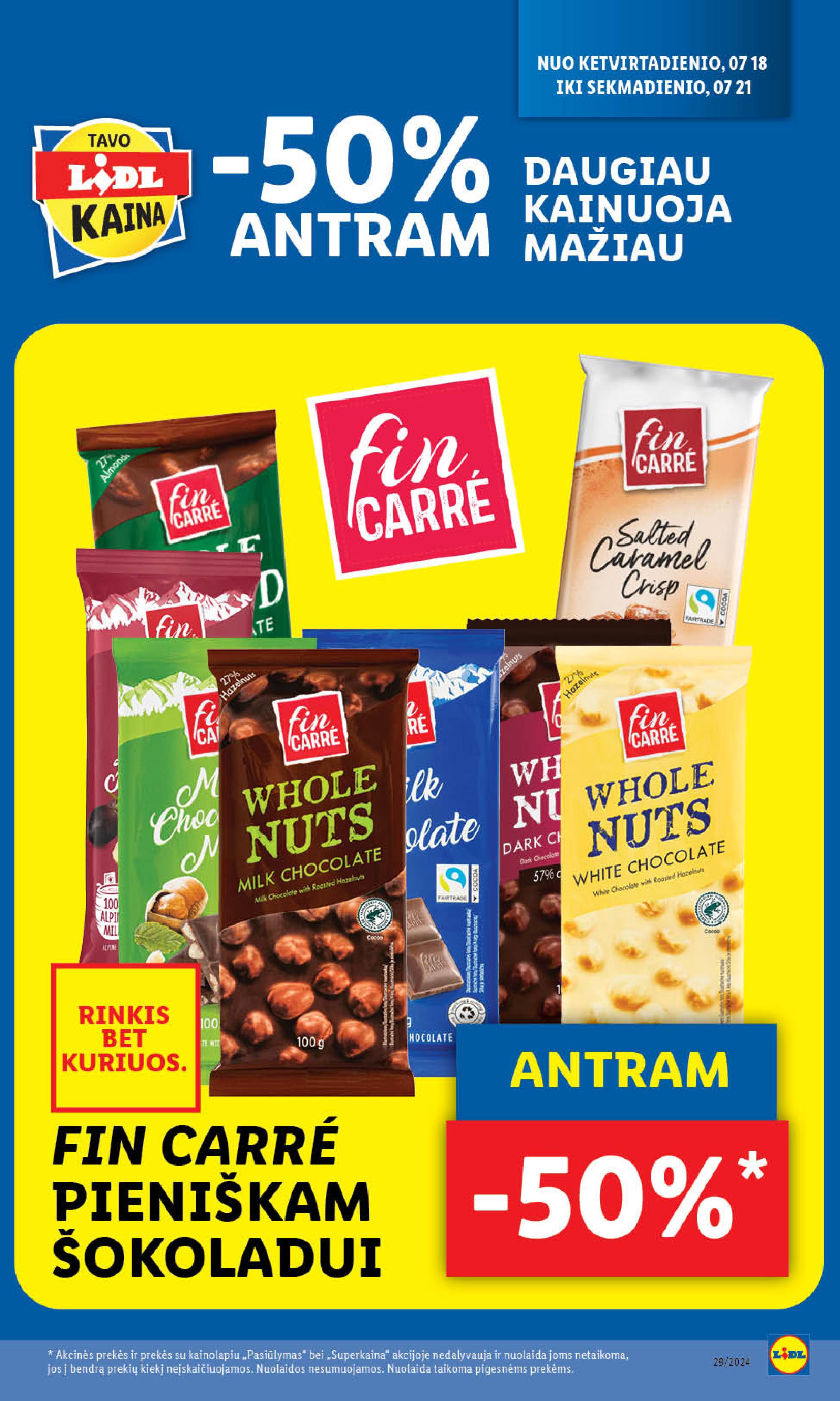 Naujausias LIDL kaininis katalogas 2024.07.15 - 2024.07.21