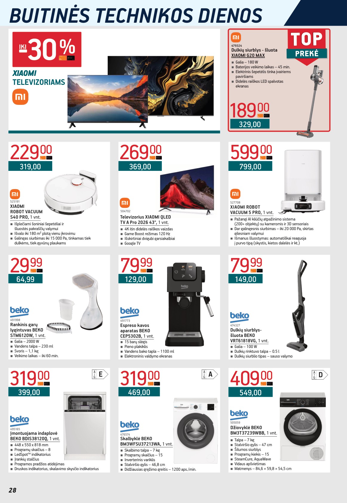 ERMITAŽAS akcijų ir nuolaidų leidinys 2026.04.01 - 2026.05.03